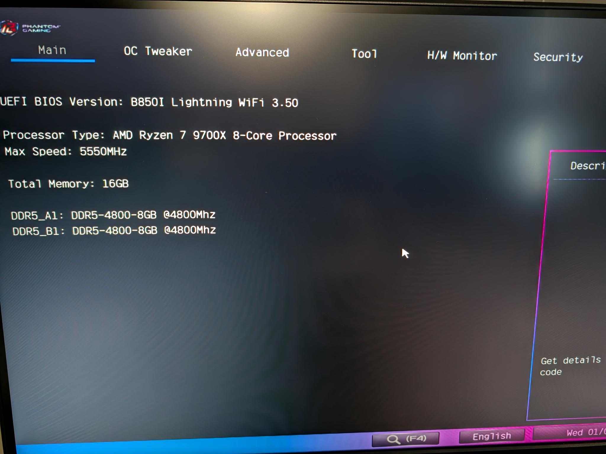 AMD Ryzen 7 9700X