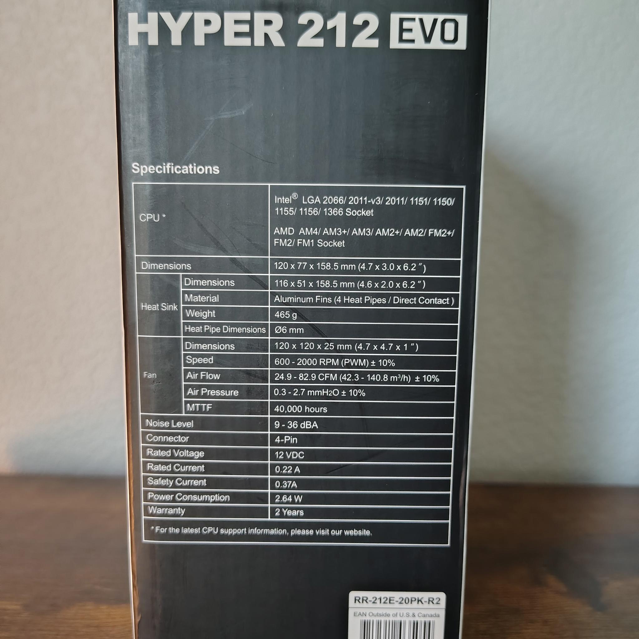 New Hyper 212 Evo - Cooler Master