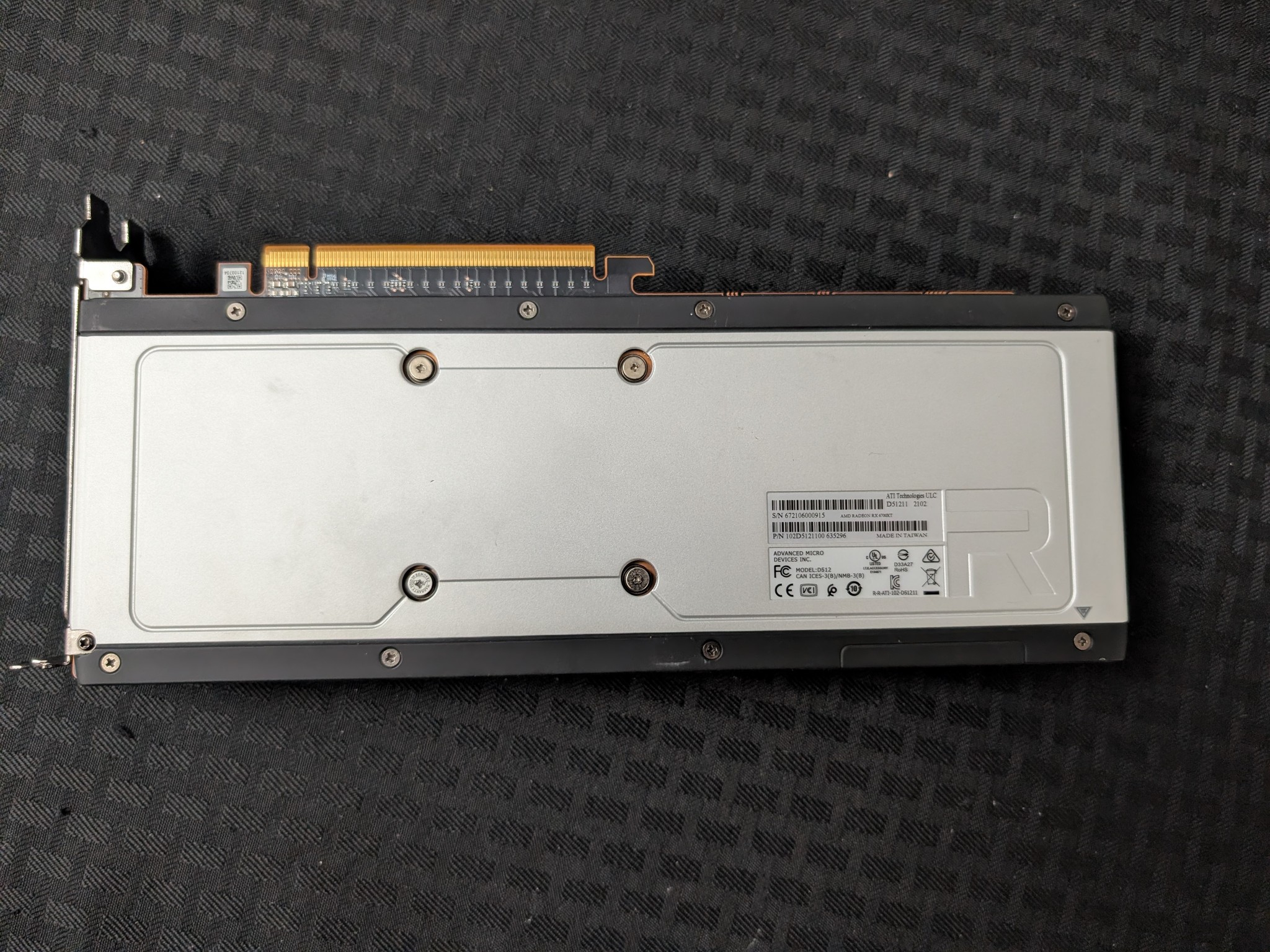 AMD Radeon RX 6700 XT Reference GPU