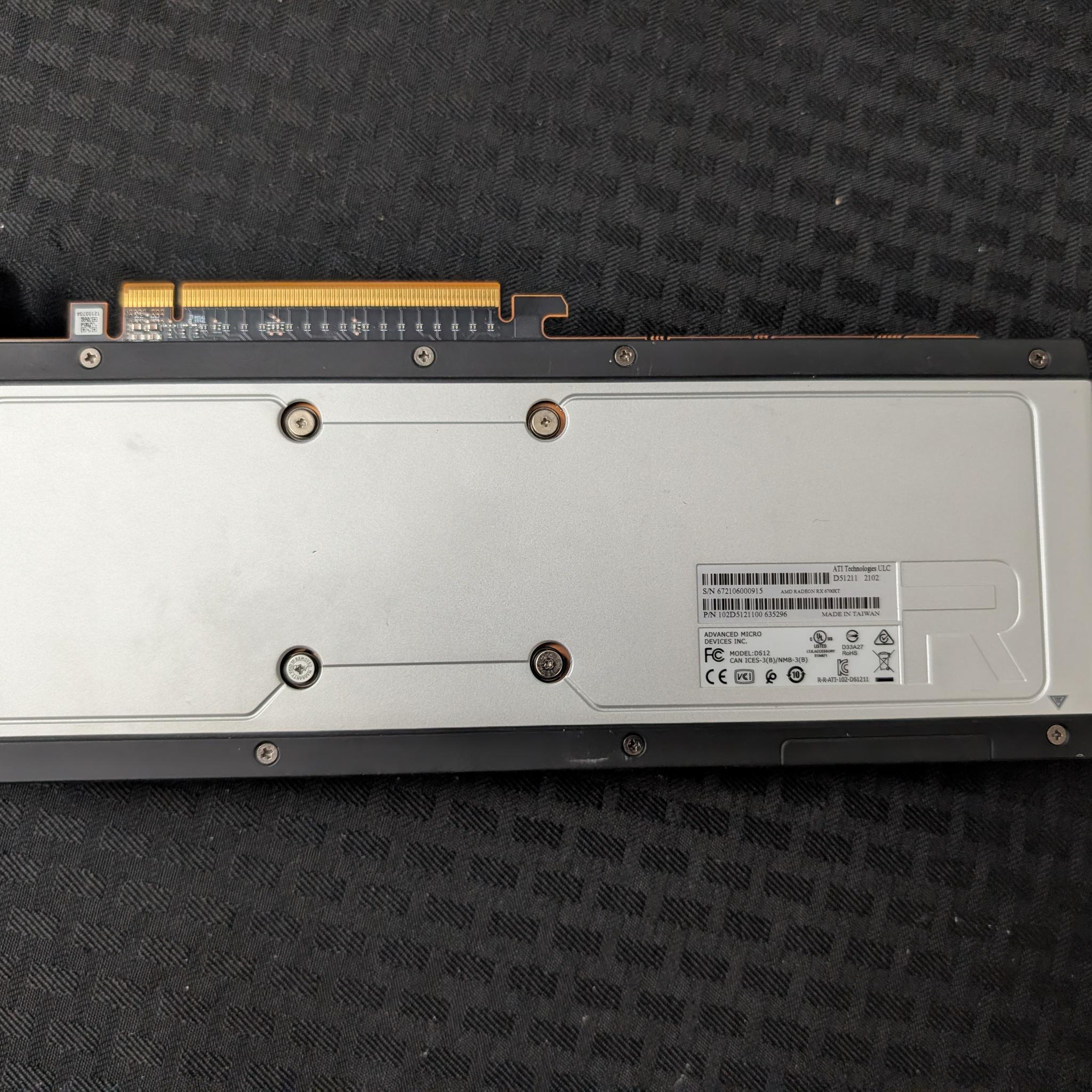 AMD Radeon RX 6700 XT Reference GPU