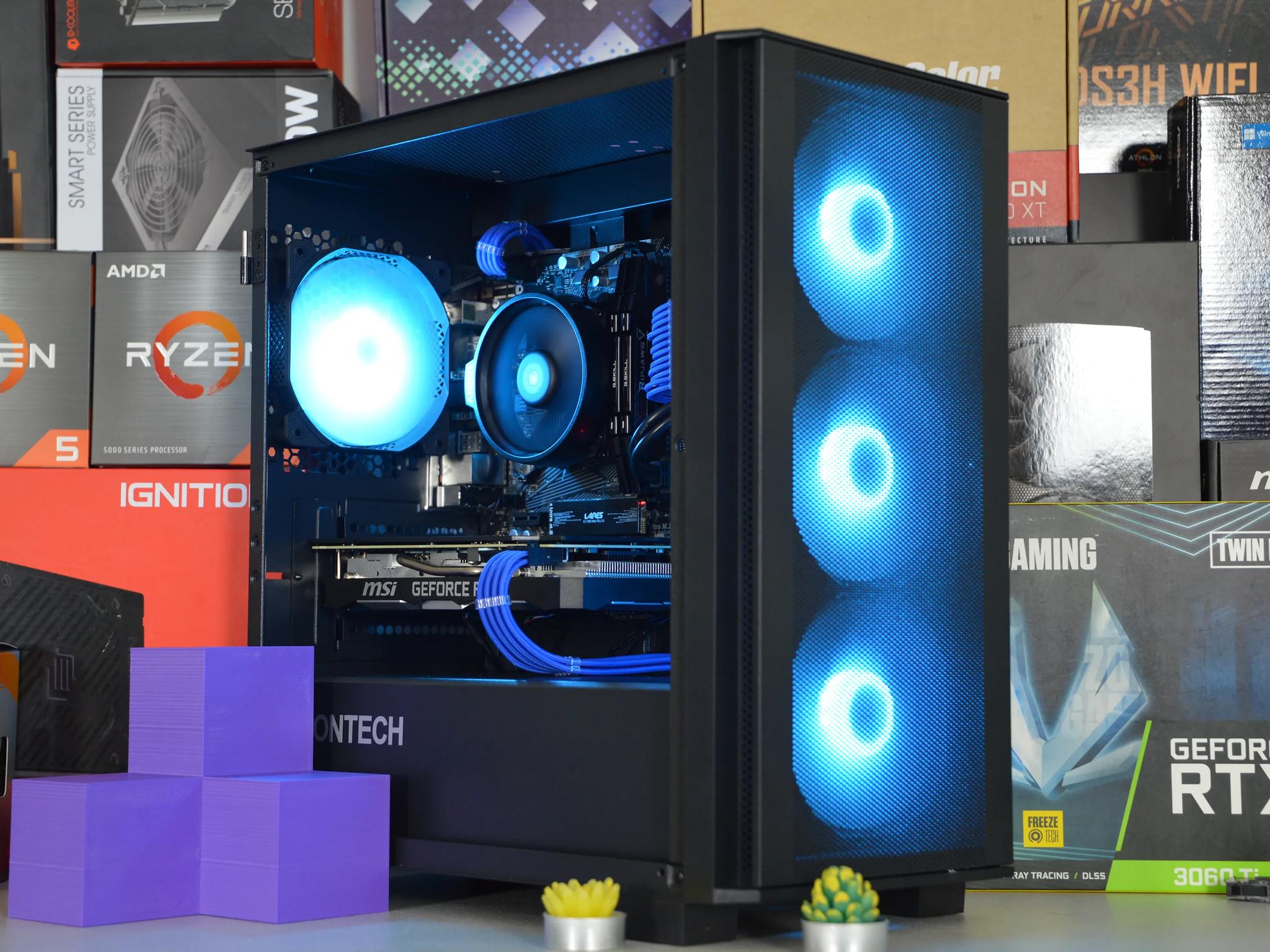 🔵⚫️| RTX 2060 6GB | RYZEN 5 5500 | 16GB GSKILL RAM | 1TB NVME SSD | Midnight Azure |