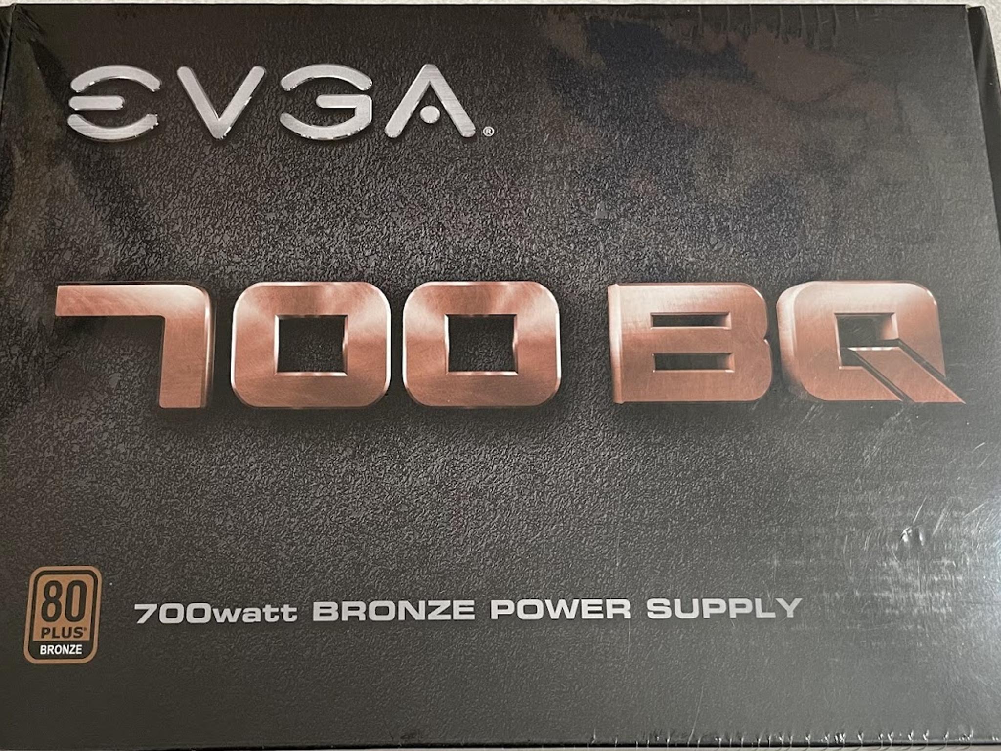 NEW - EVGA 700 BQ, 80+ BRONZE 700W, Semi Modular, 5 Year Warranty, Power Supply 110-BQ-0700-V1