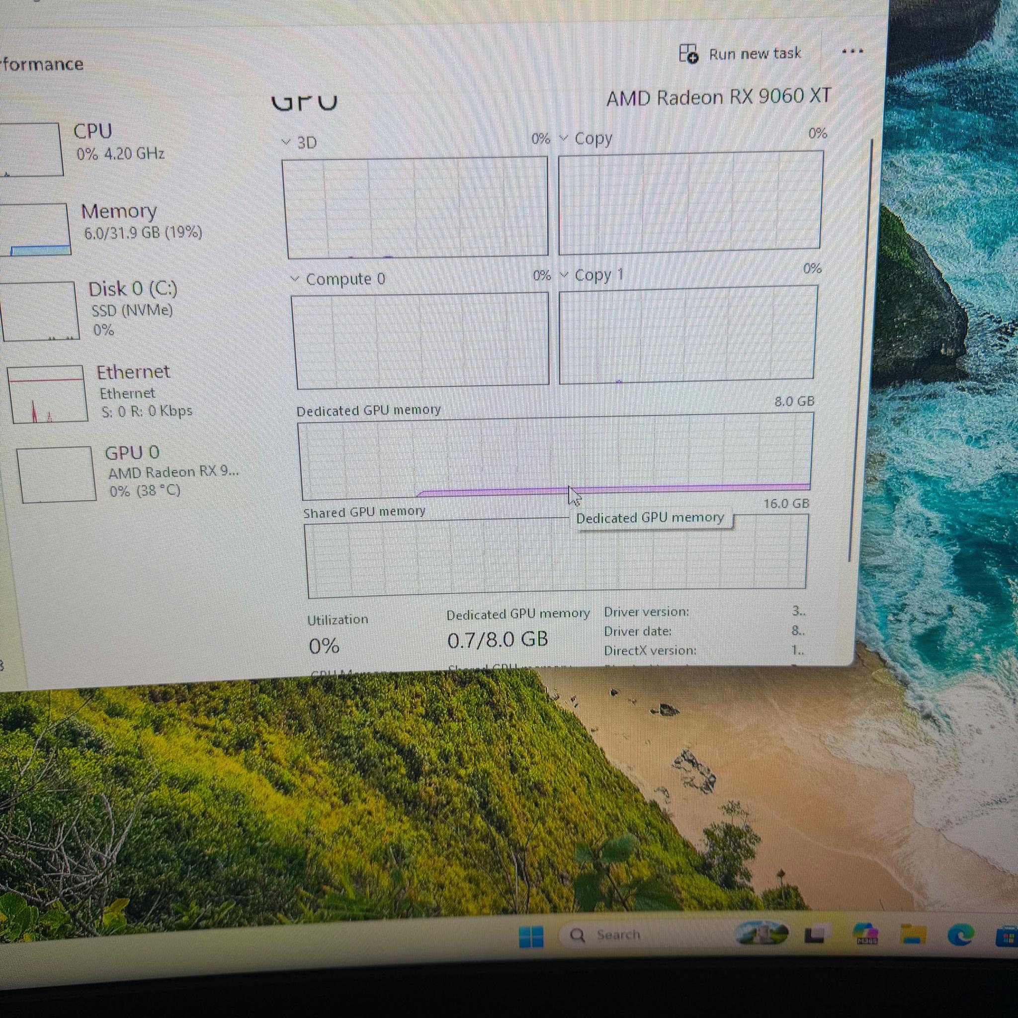 Ryzen 7 5700x, rx 9060 xt 8gb, 1tb nvme storage, 32gb ddr4 ram