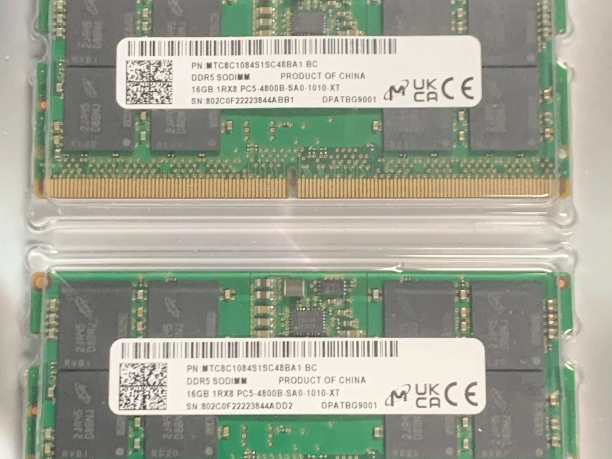 Used OEM Micron DDR5 RAM