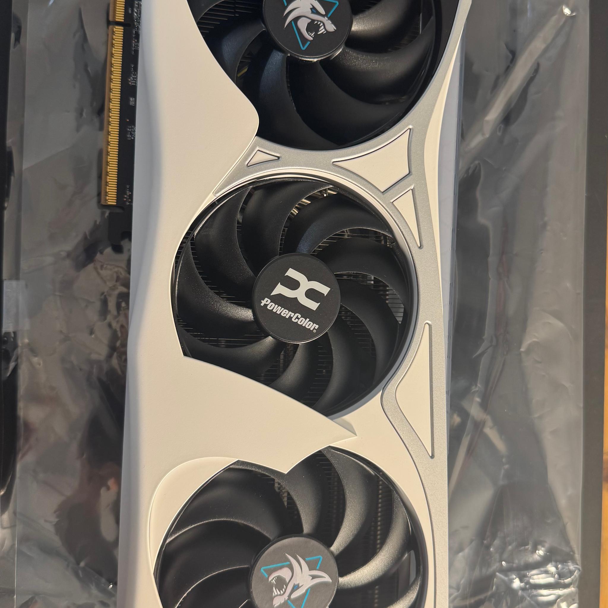 PowerColor AMD Radeon RX 9070 XT Hellhound Reva Overclocked Triple Fan 16GB GDDR6