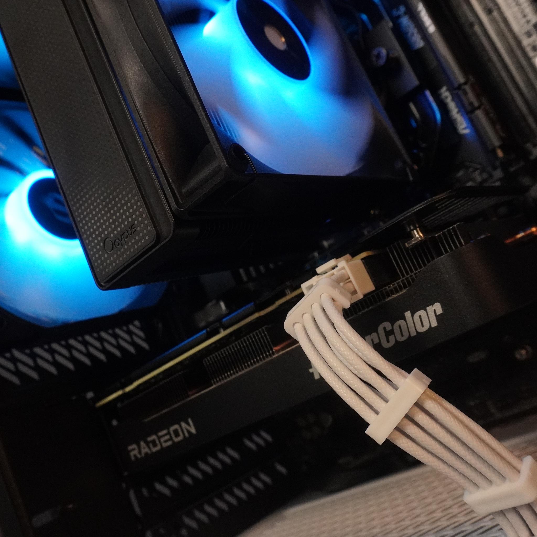 🤍CLEAN BEAST🖤 PRICE TO PERFORMANCE 💪 1440p/1080p MACHINE  🧡RX 9060XT 16GB 🧡 Ryzen 5 7500x3d DDR5 PC