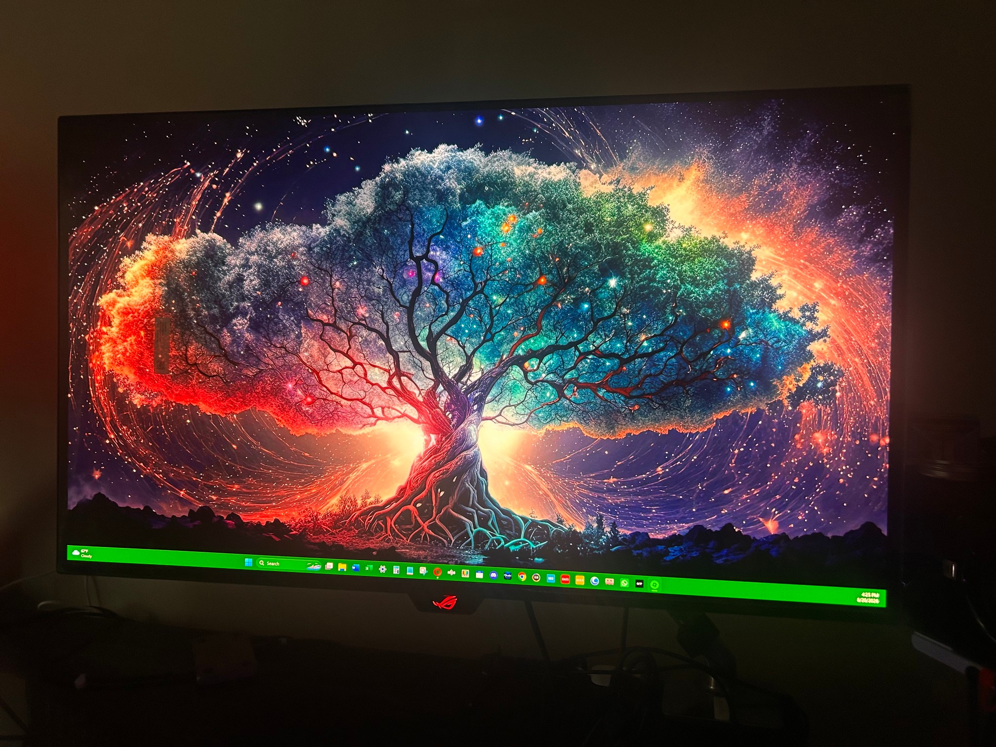 ASUS ROG Swift 32" OLED 4K (3840 x 2160) 240Hz Gaming Monitor (PG32UCDM) (0 HOURS USED)