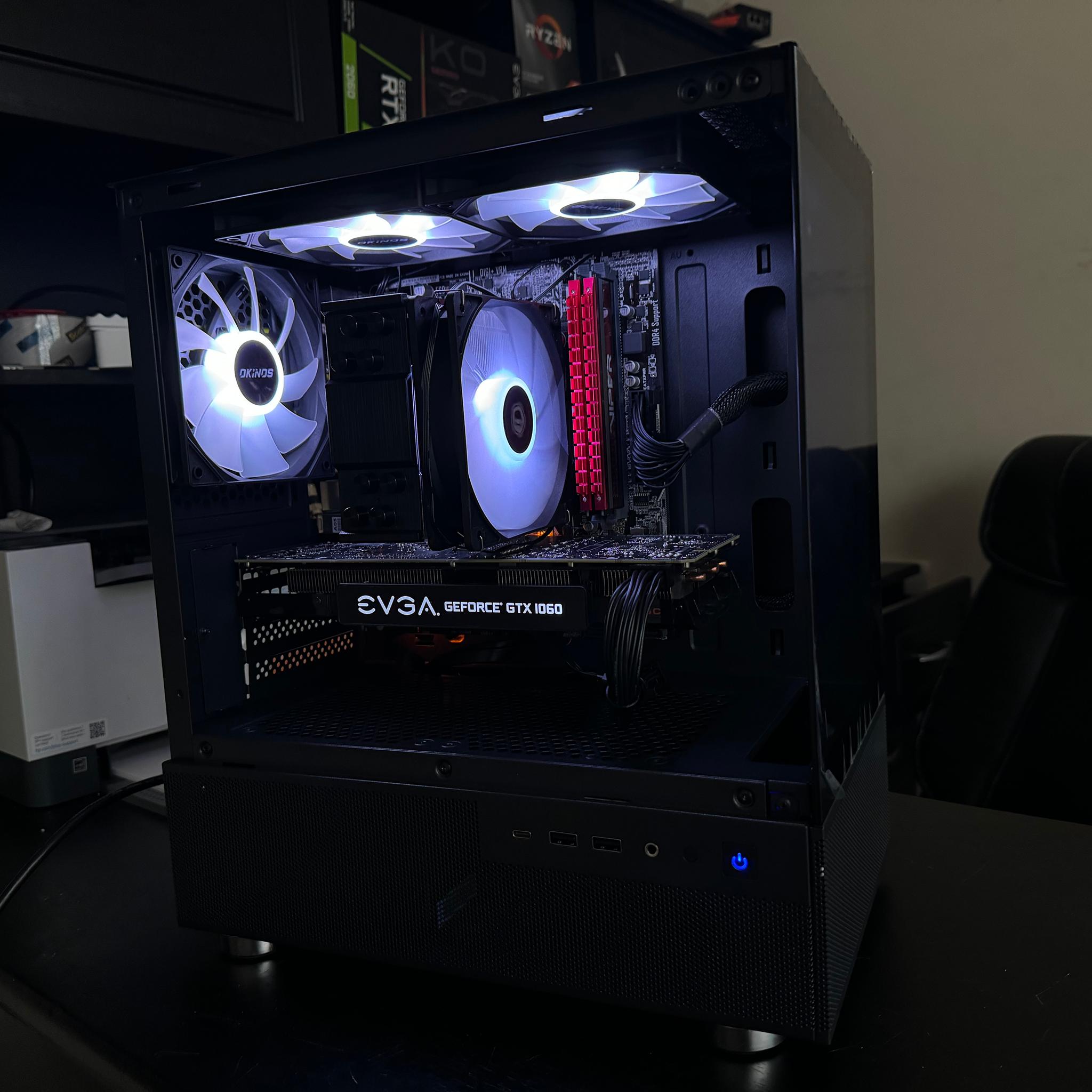 1080P Gaming Pc- Gtx 1060 6gb, Ryzen 5 2600