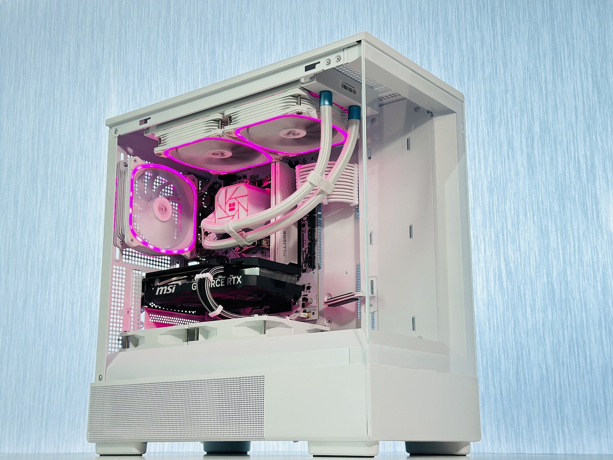 🚀👨🏻‍🚀🌟👨‍🚀Buzz Liquid Cooled Gaming PC❄️Nvidia RTX 4060 8GB❄️AMD Ryzen 5 5600❄️32GB DDR4