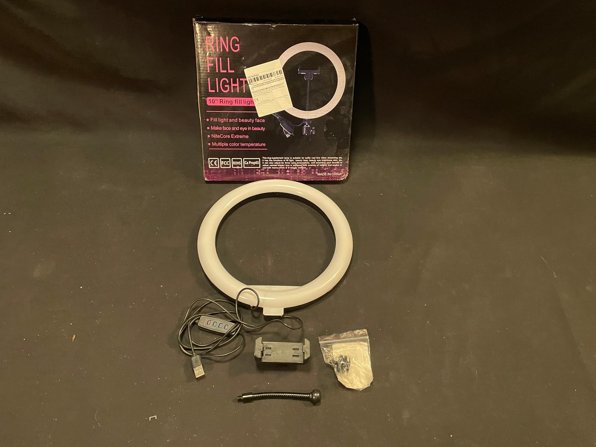 10 Inch Ring Light With Accessoires