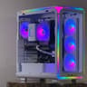 FREE SHIP ❄️🖤🤍 "POLAR NIGHT" | RTX 4060 | Ryzen 5 8400F | 500 GB NVME SSD | 16 GB DDR5 RAM🤍🖤❄️