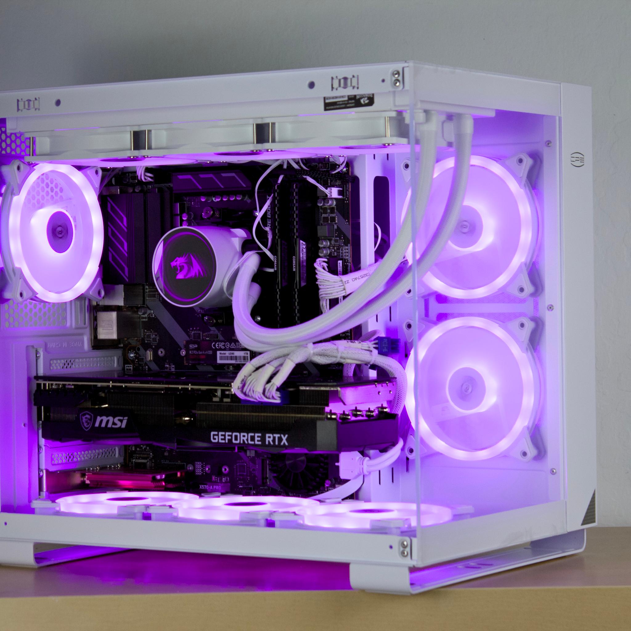 ❄️1440P Powerhouse❄️ - RTX 3080 TI, Ryzen 7 5800X, 32GB RAM, 1TB NVMe - Whiteout/WiFi/ARGB