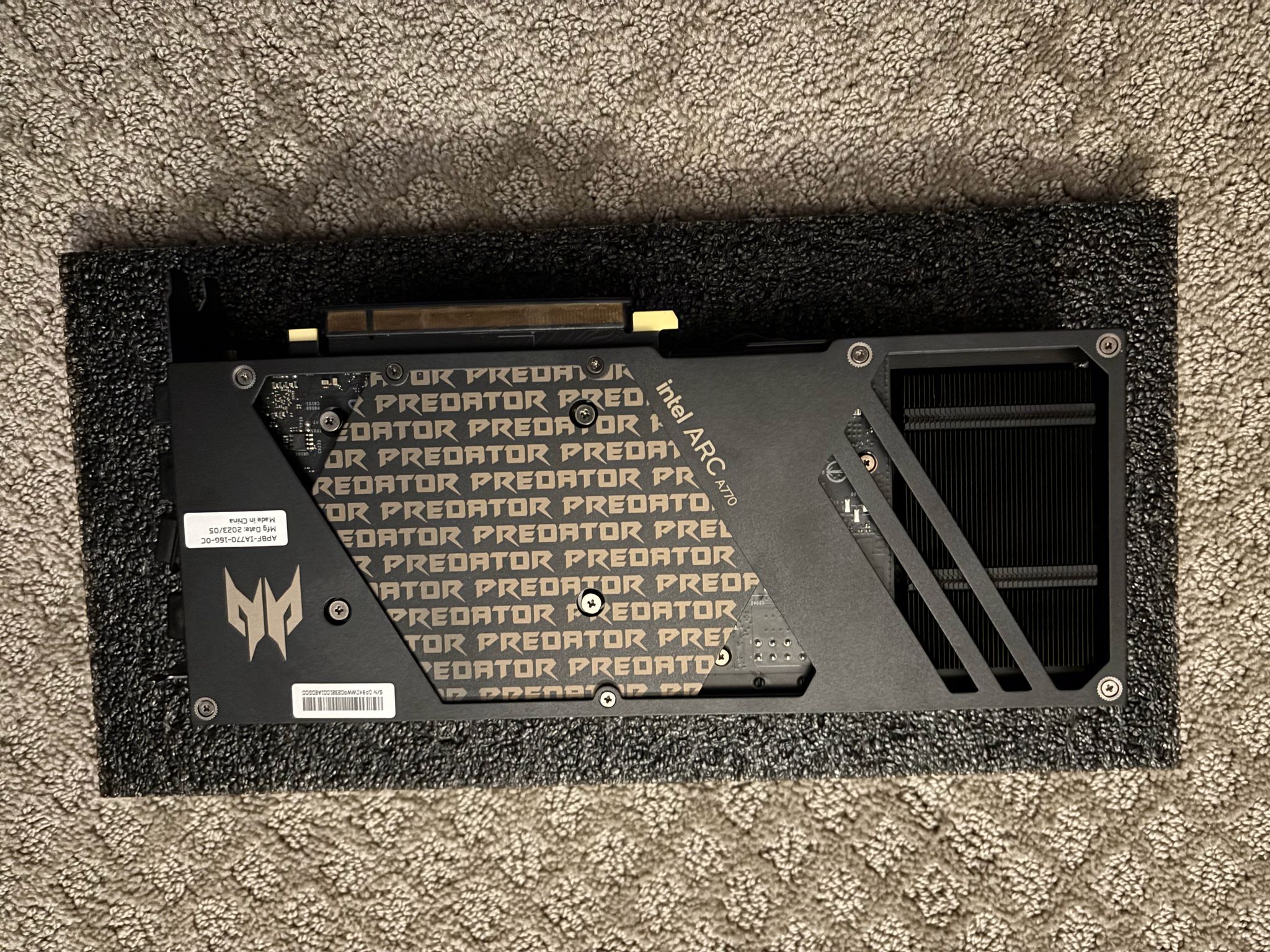Intel Arc A770 16GB Acer Predator