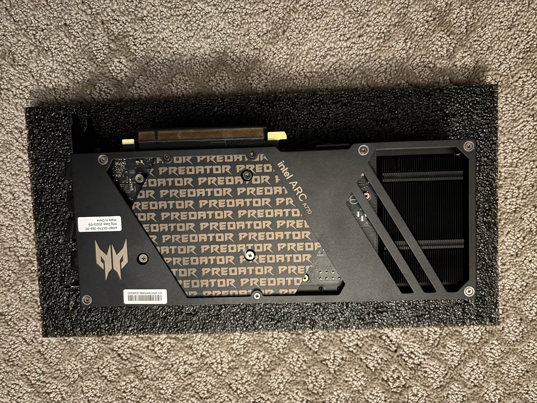 Intel Arc A770 16GB Acer Predator