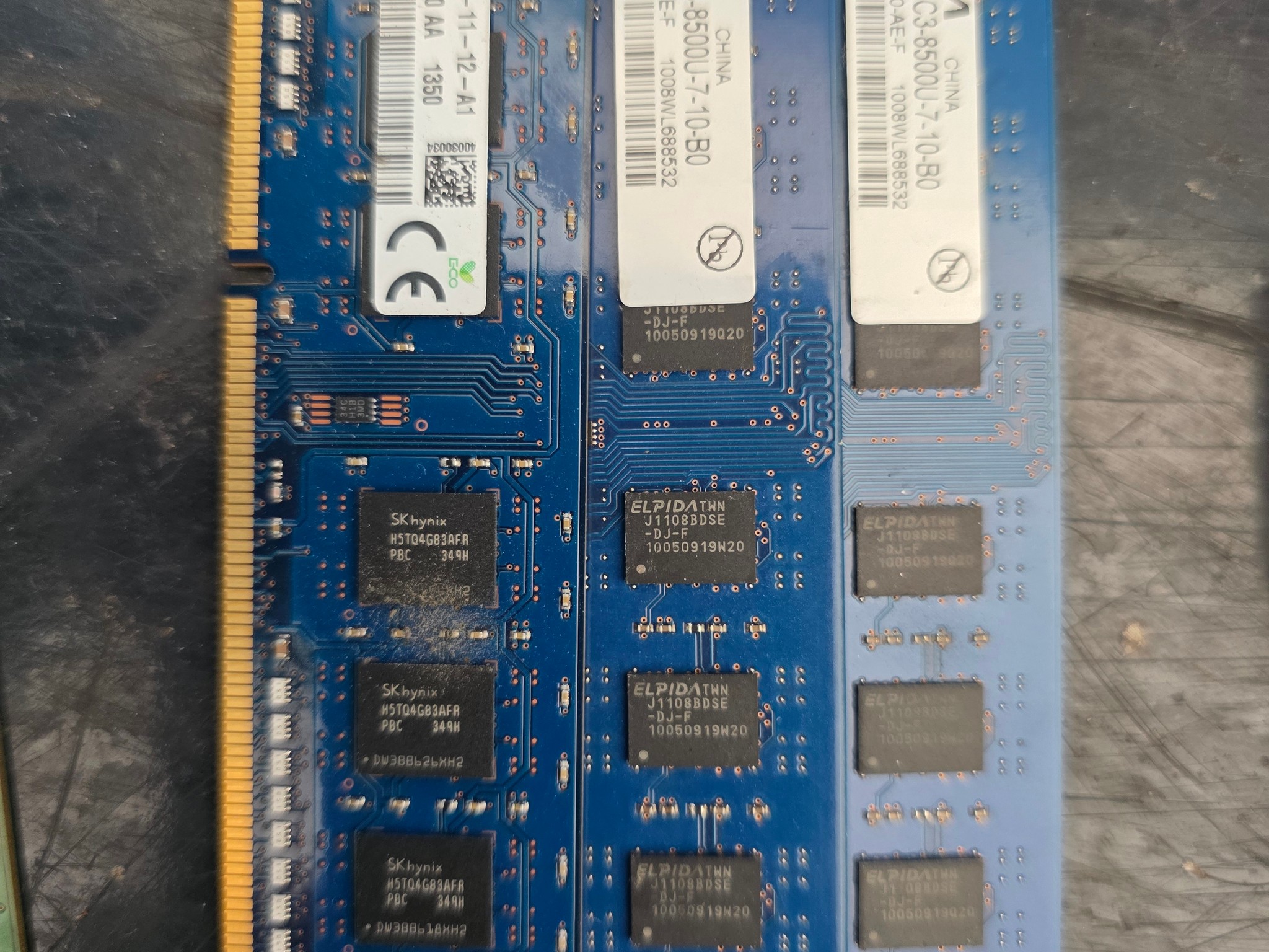 Samsung, Atech, Lenovo, HP, Elpida Used Memory Ram