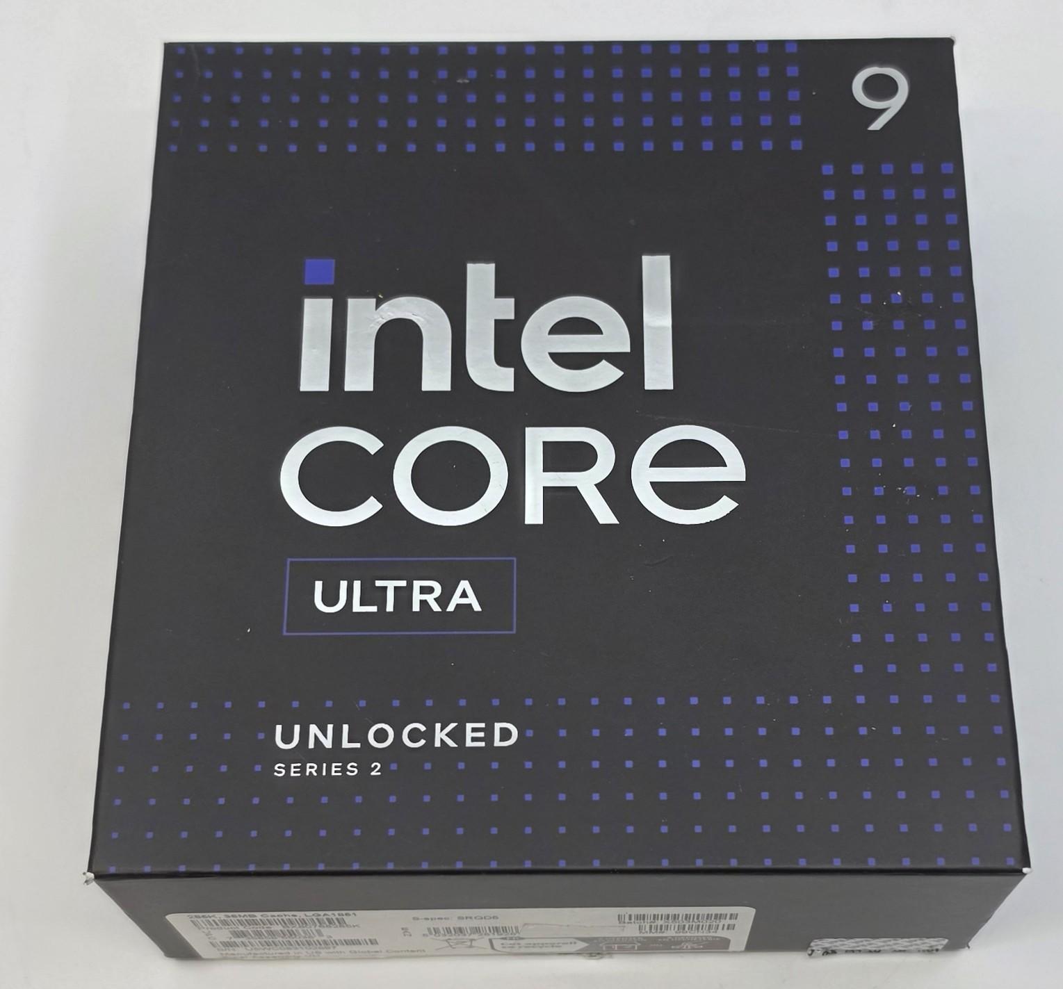 Intel Core Ultra 9 285K with Retail Box. Used once.