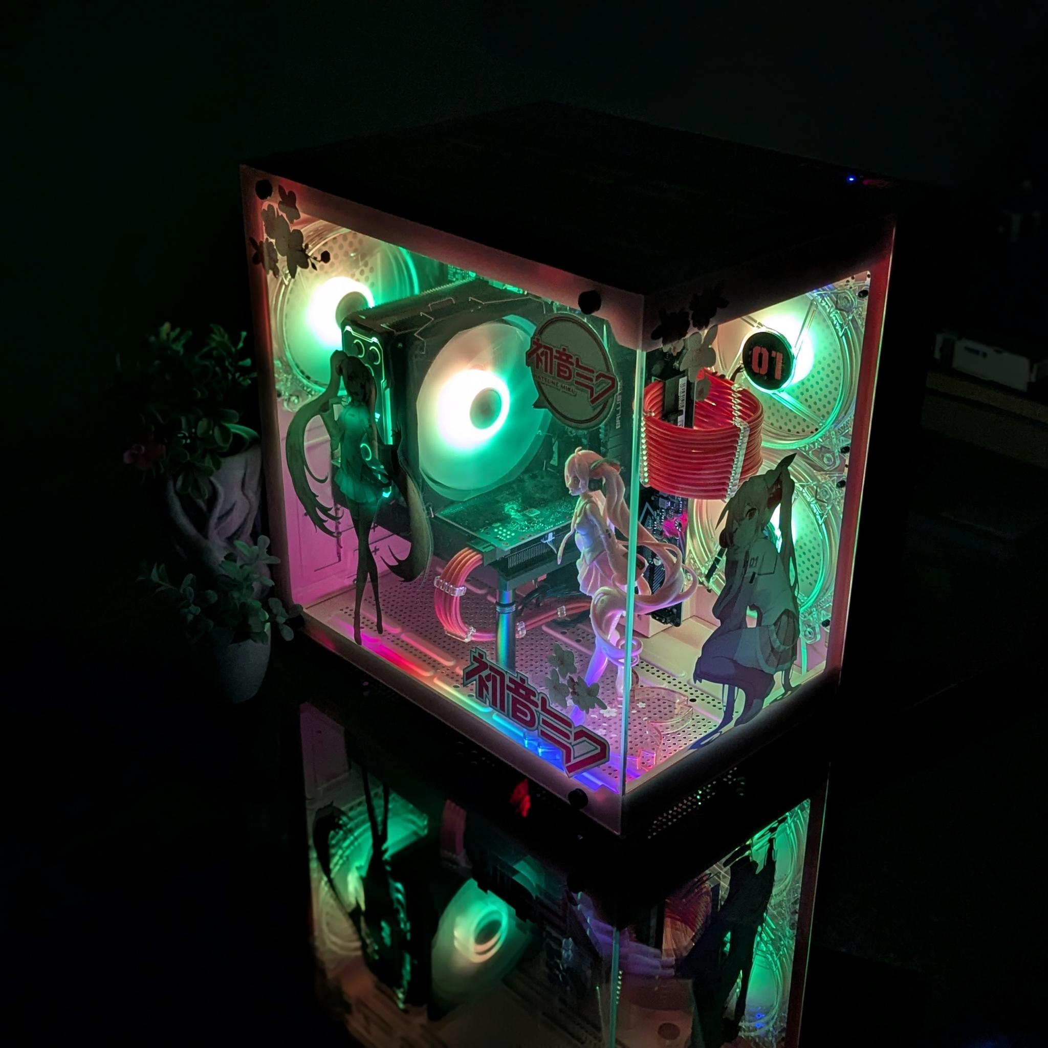 The Sakura Hatsune Miku 1080p Gaming PC | Nvidia RTX 2060 Super |Ryzen 5 | 1 TB SSD | 16GB RAM