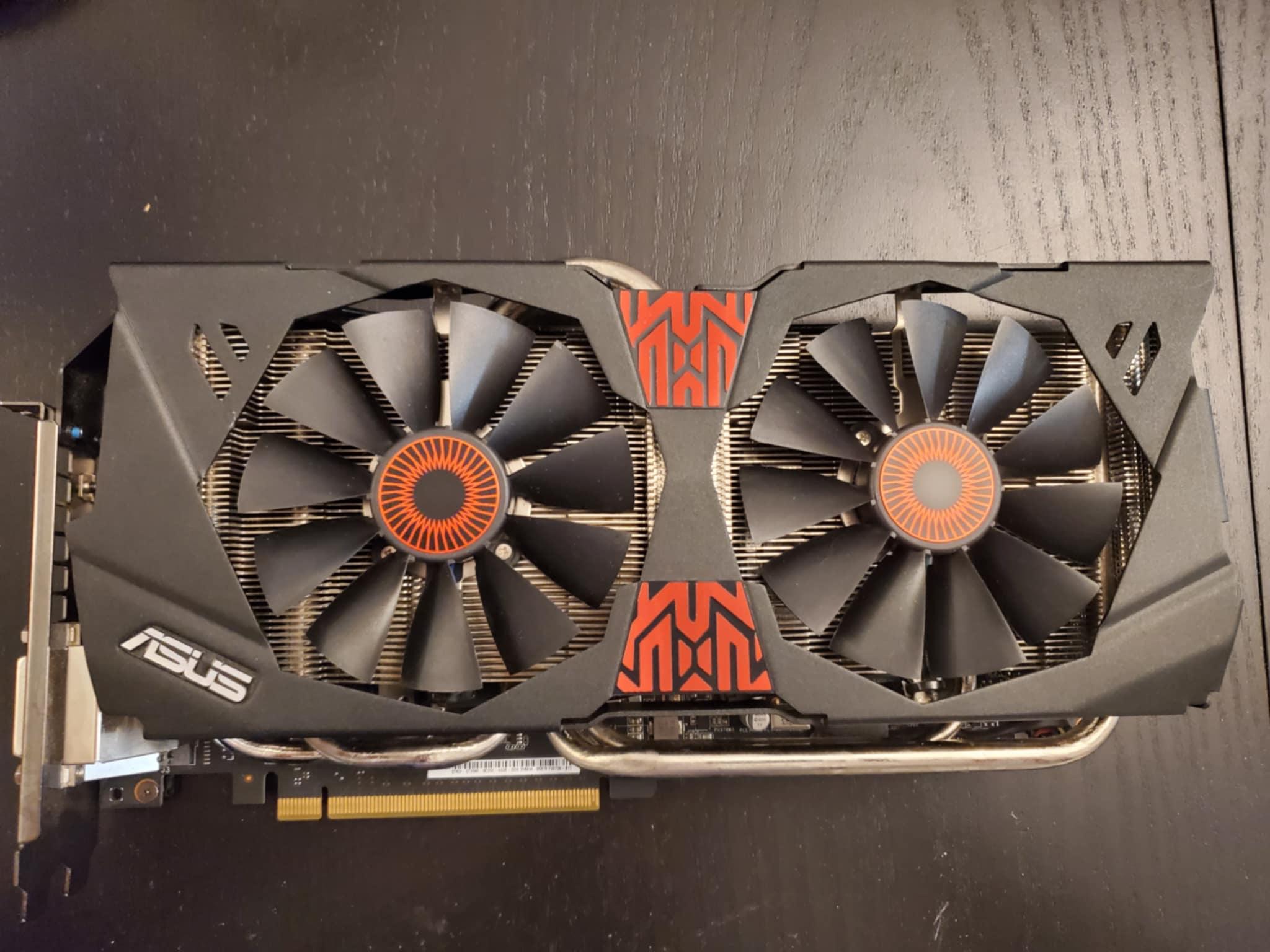 Holiday Sale! - Asus Strix GeForce GTX 980 4gb GPU Overclocked - Used