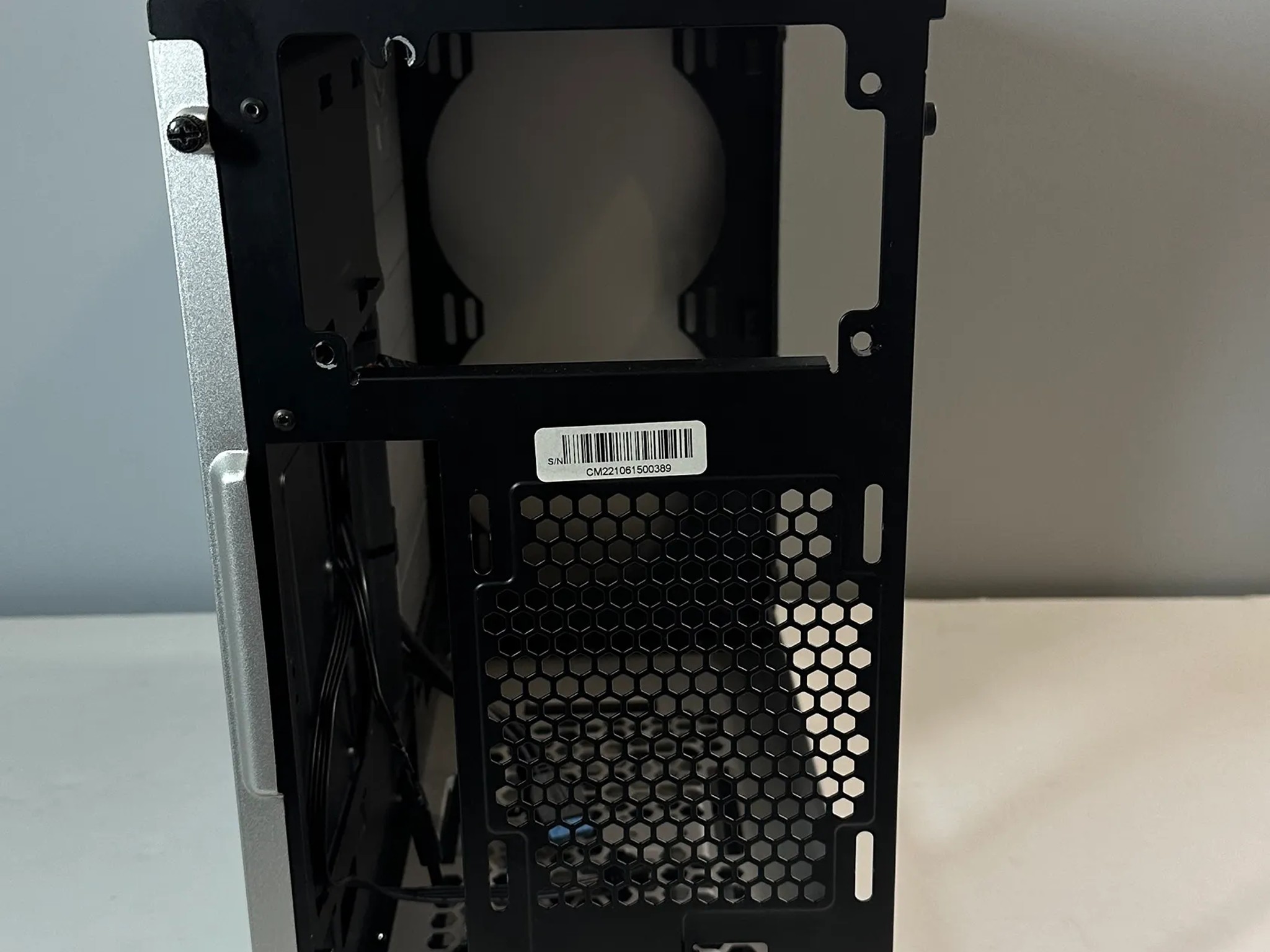 Metallic Gear Neo Mini V2 Series Mini-ITX Case | Tempered Glass Panel | Liquid Cooling Ready-Silver