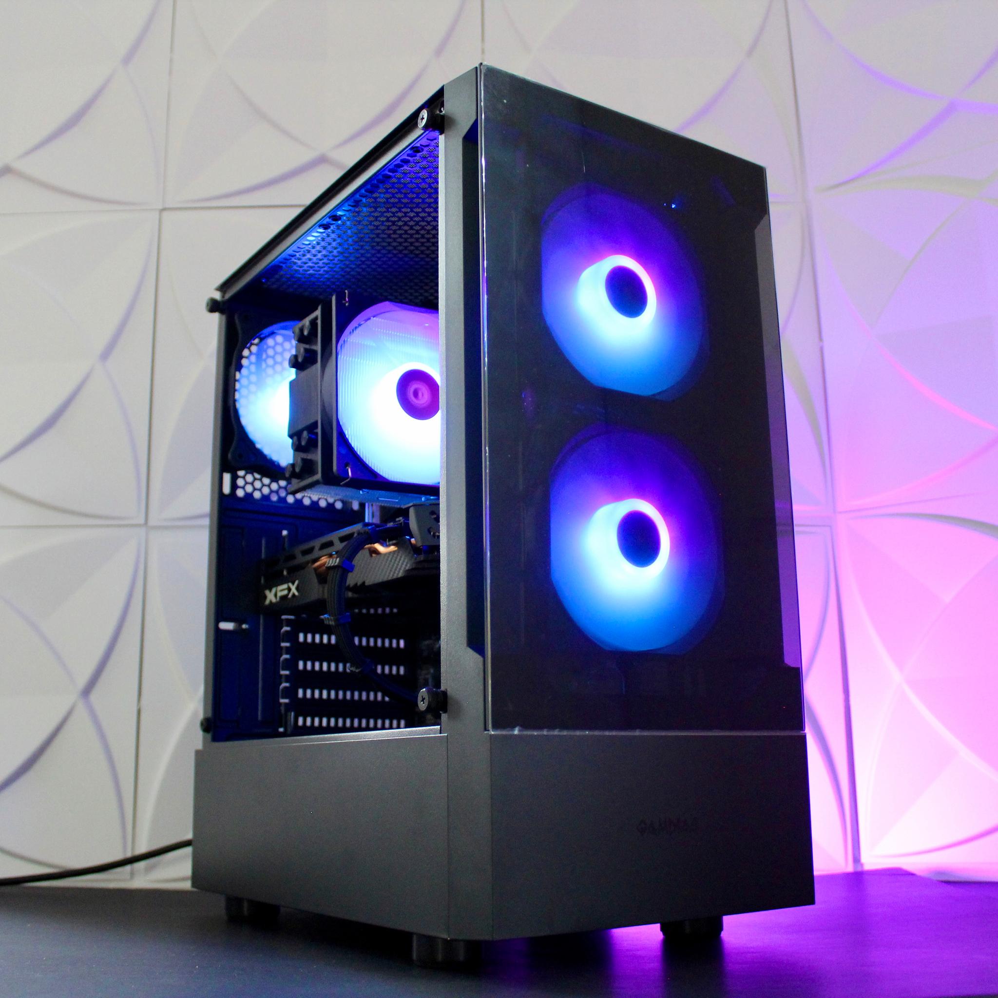 ⚫️ Dark Level ⚫️ Gaming PC | Ryzen 5 | 16GB DDR4 | 512GB M.2 | RX 580 8GB |