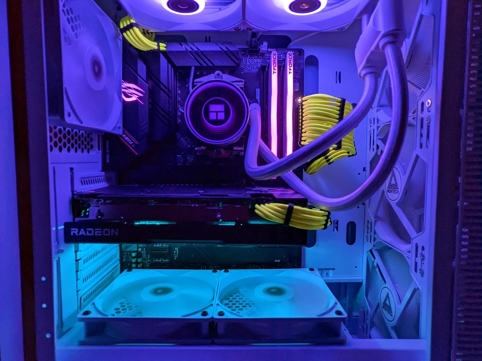 ⚪️Liquid-Cooled 💦⚪️Gaming PC |RX 6650XT| Ryzen 5 5600G| 16GB DDR4 RAM(TFORCE)| Windows 11 Pro