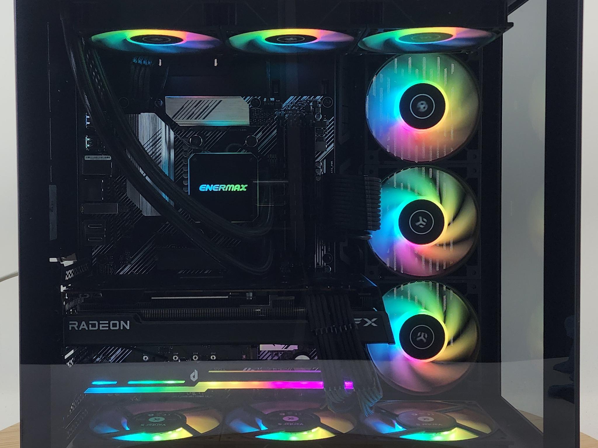 Gaming PC Ryzen 9 5950X 32GB RAM 1TB SSD RX 7800 XT 16GB Windows 11 Computer