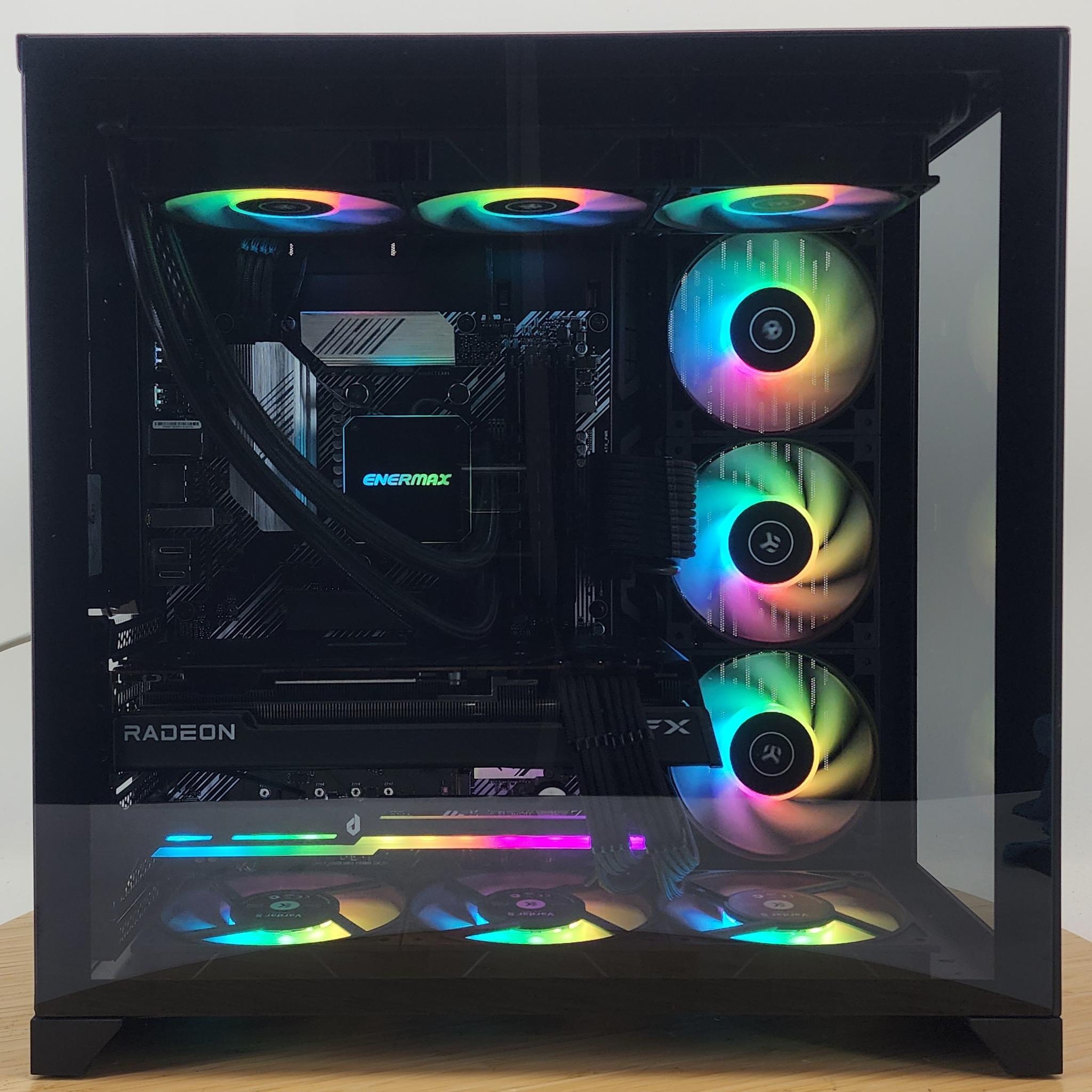 Gaming PC Ryzen 9 5950X 32GB RAM 1TB SSD RX 7800 XT 16GB Windows 11 Computer