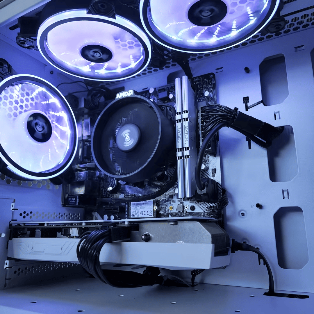 AMD Ryzen 5 2600X // Nvidia GeForce RTX 3050 // T-Create 16GB 3200MHz