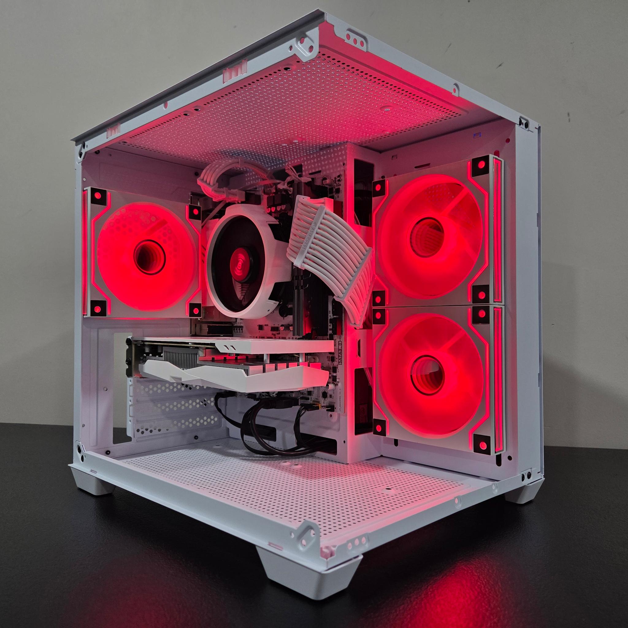 "THE ICE CUBE" Beautiful White Gaming PC | RTX 3050 | RYZEN 5 3600 | 16GB DDR4 RAM |