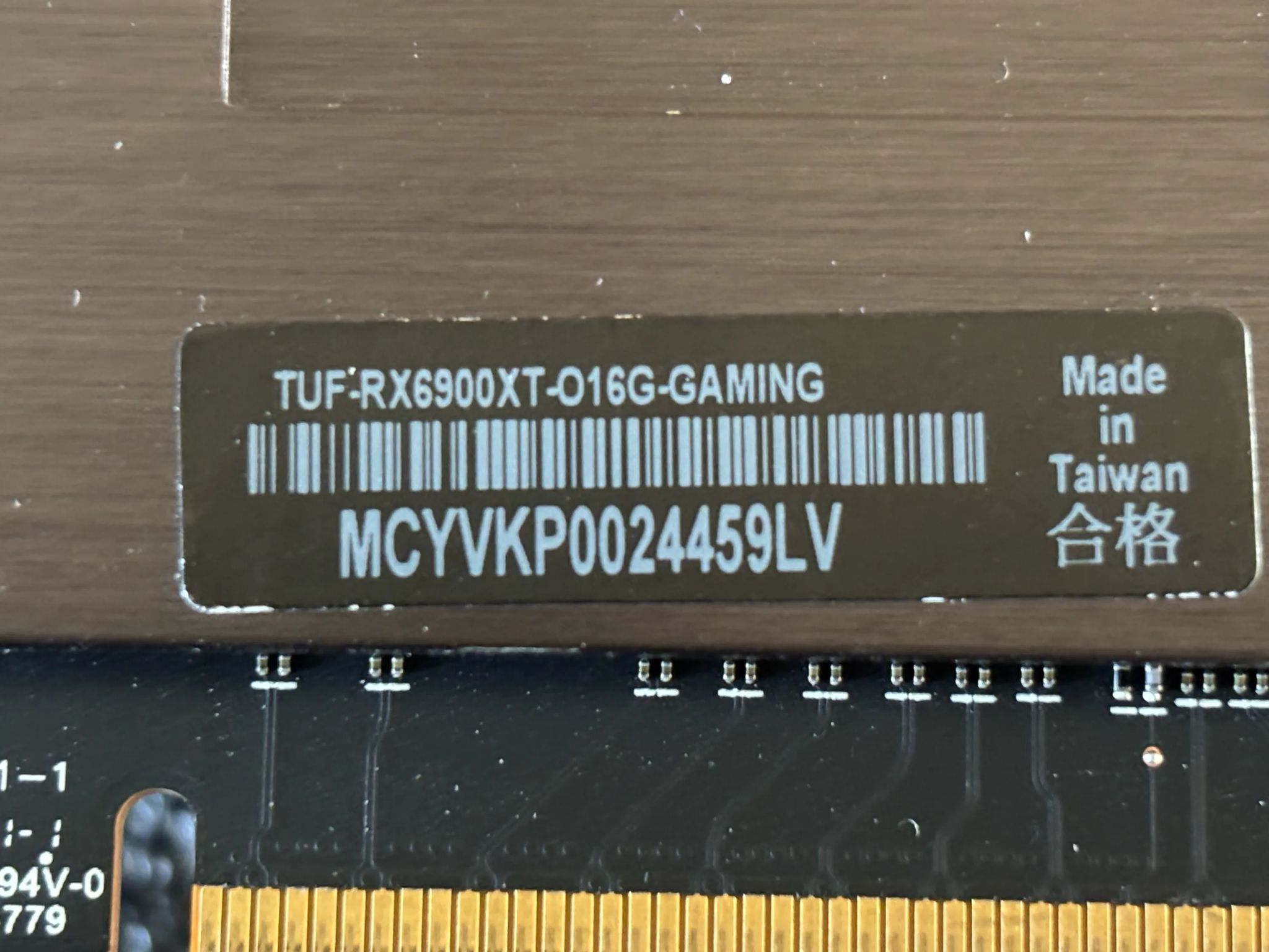 Asus TUF Gaming RX 6900XT 16GB