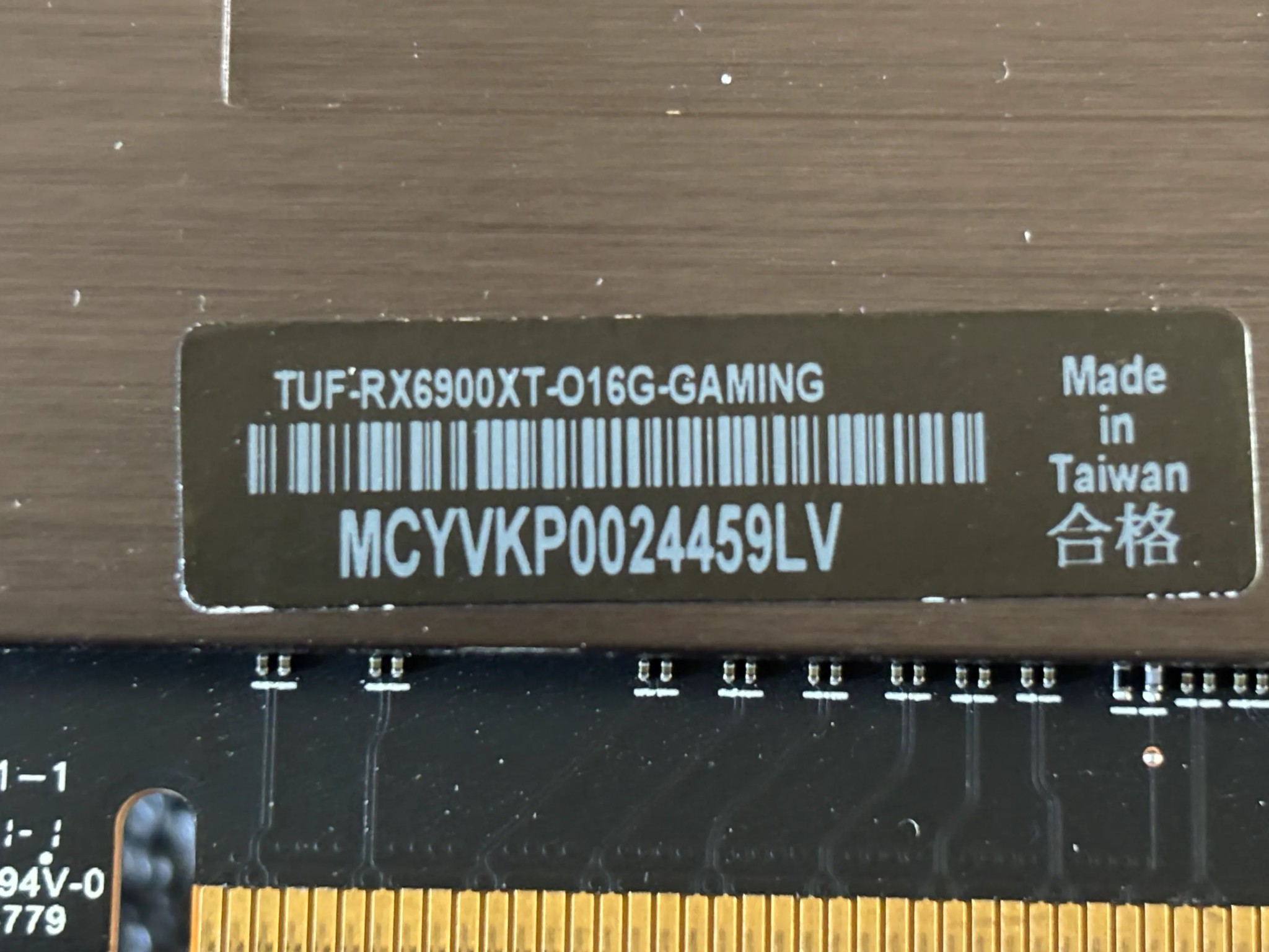 Asus TUF Gaming RX 6900XT 16GB