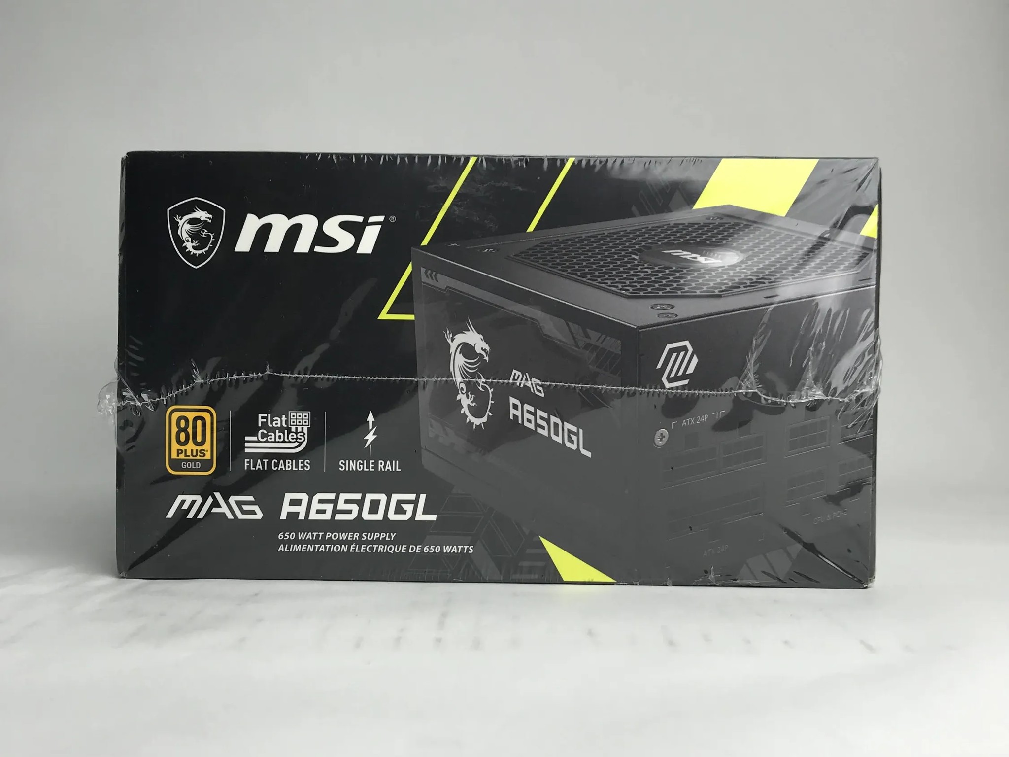MSI 650W MAG A650GL 80+ Gold ATX Fully-Modular Power Supply PSU
