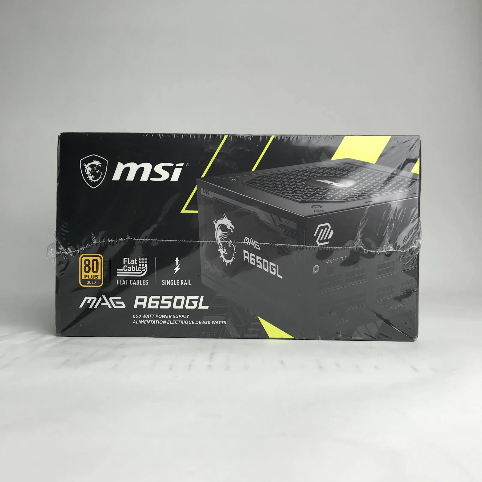 MSI 650W MAG A650GL 80+ Gold ATX Fully-Modular Power Supply PSU