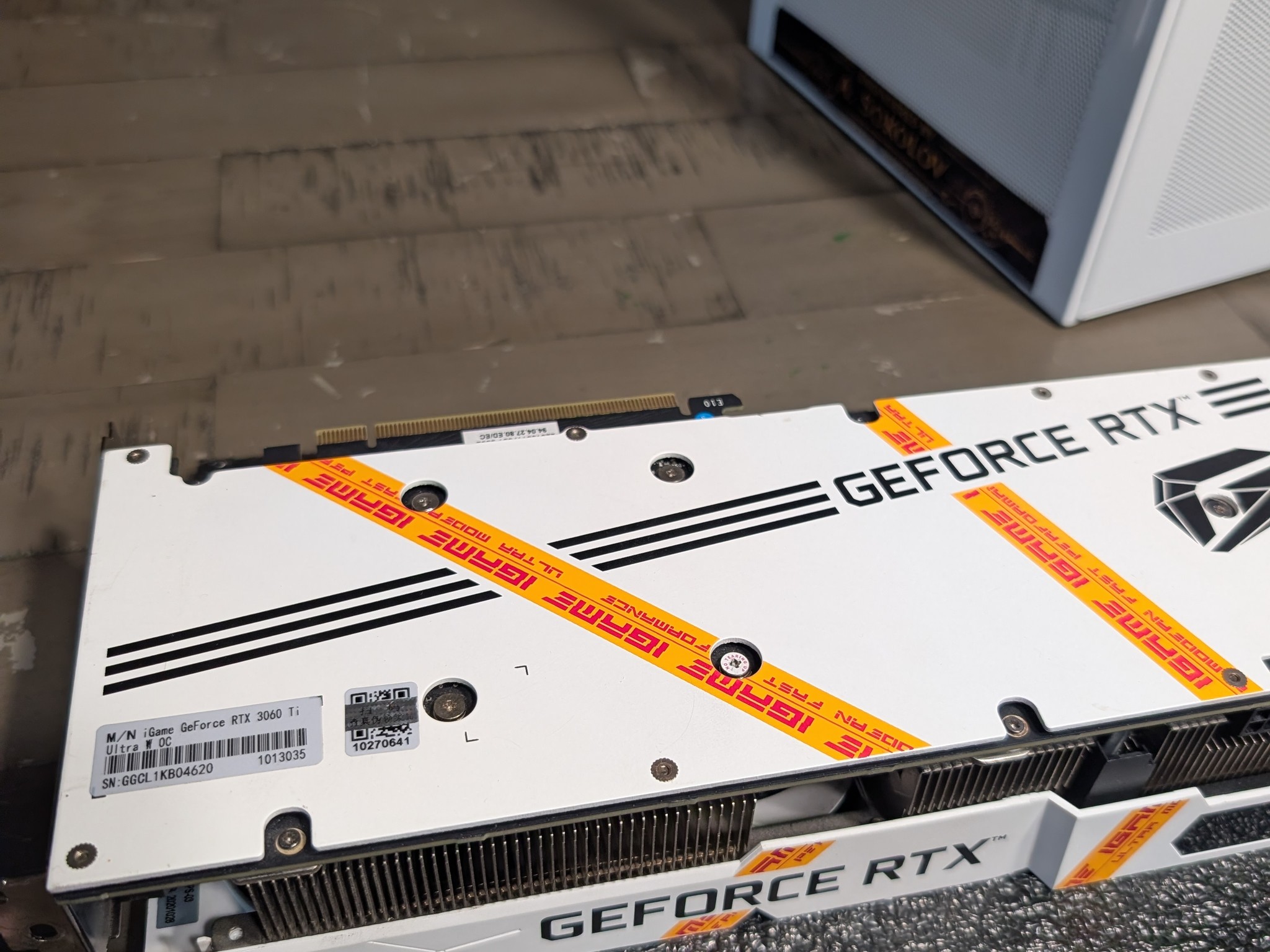 Colorful iGame GeForce RTX 3060 Ti Ultra W OC White