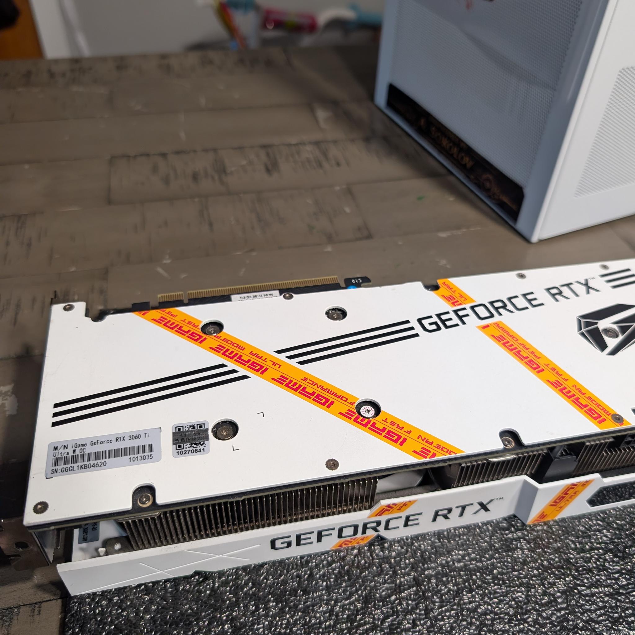 Colorful iGame GeForce RTX 3060 Ti Ultra W OC White