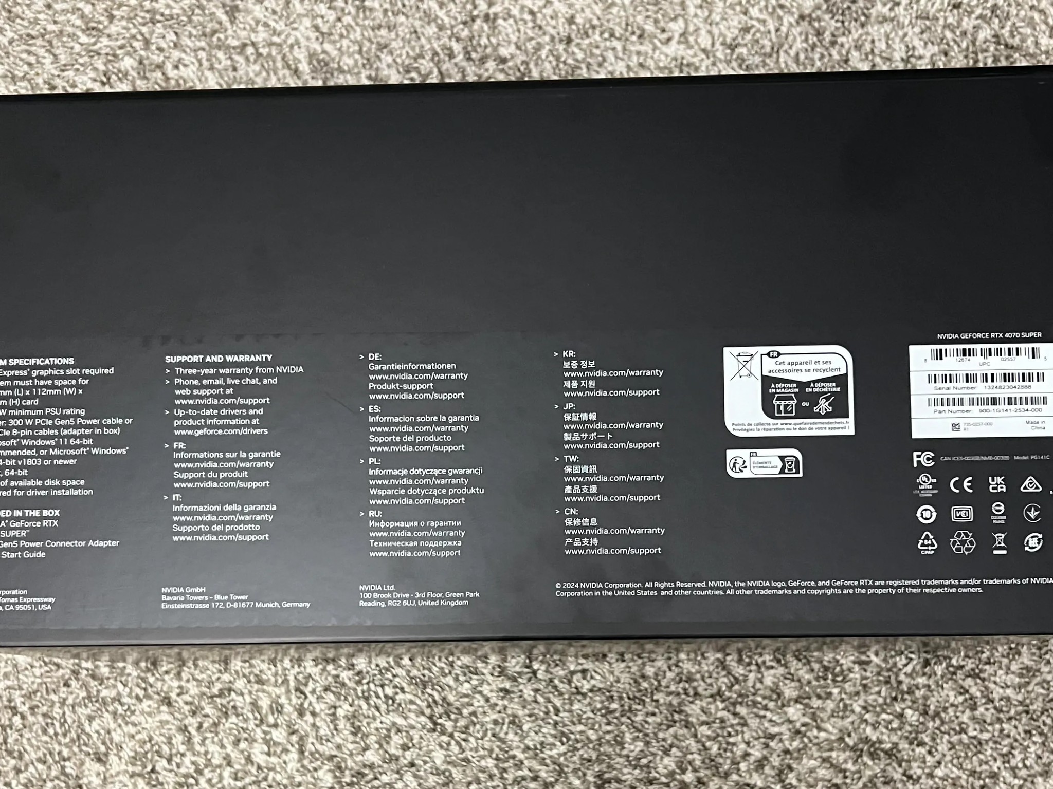 NVIDIA - GeForce RTX 4070 SUPER 12GB GDDR6X Graphics Card - Titanium/Black