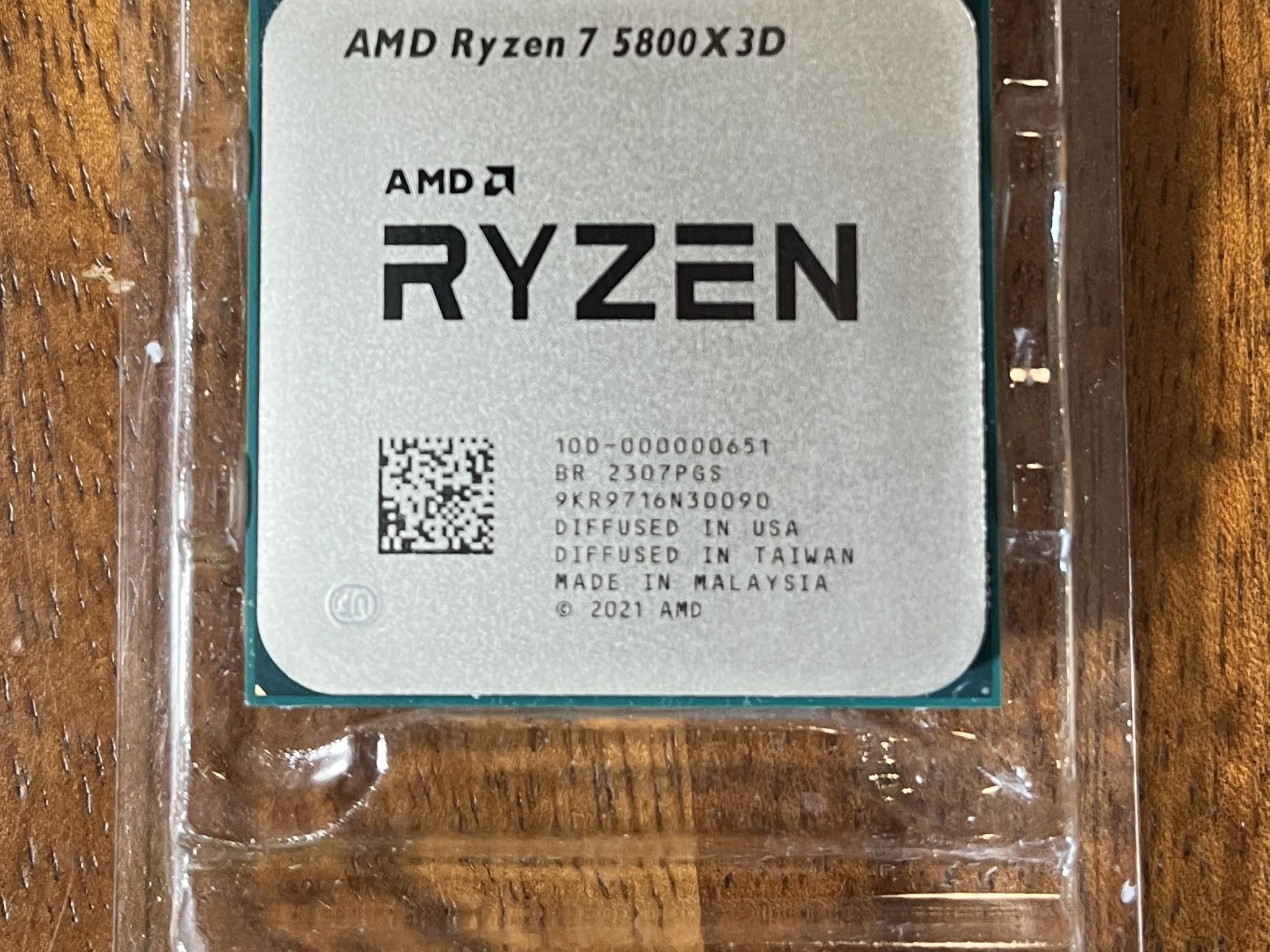 AMD Ryzen 7 5800X3D 8-core, 16-Thread Desktop Processor AM4 CPU