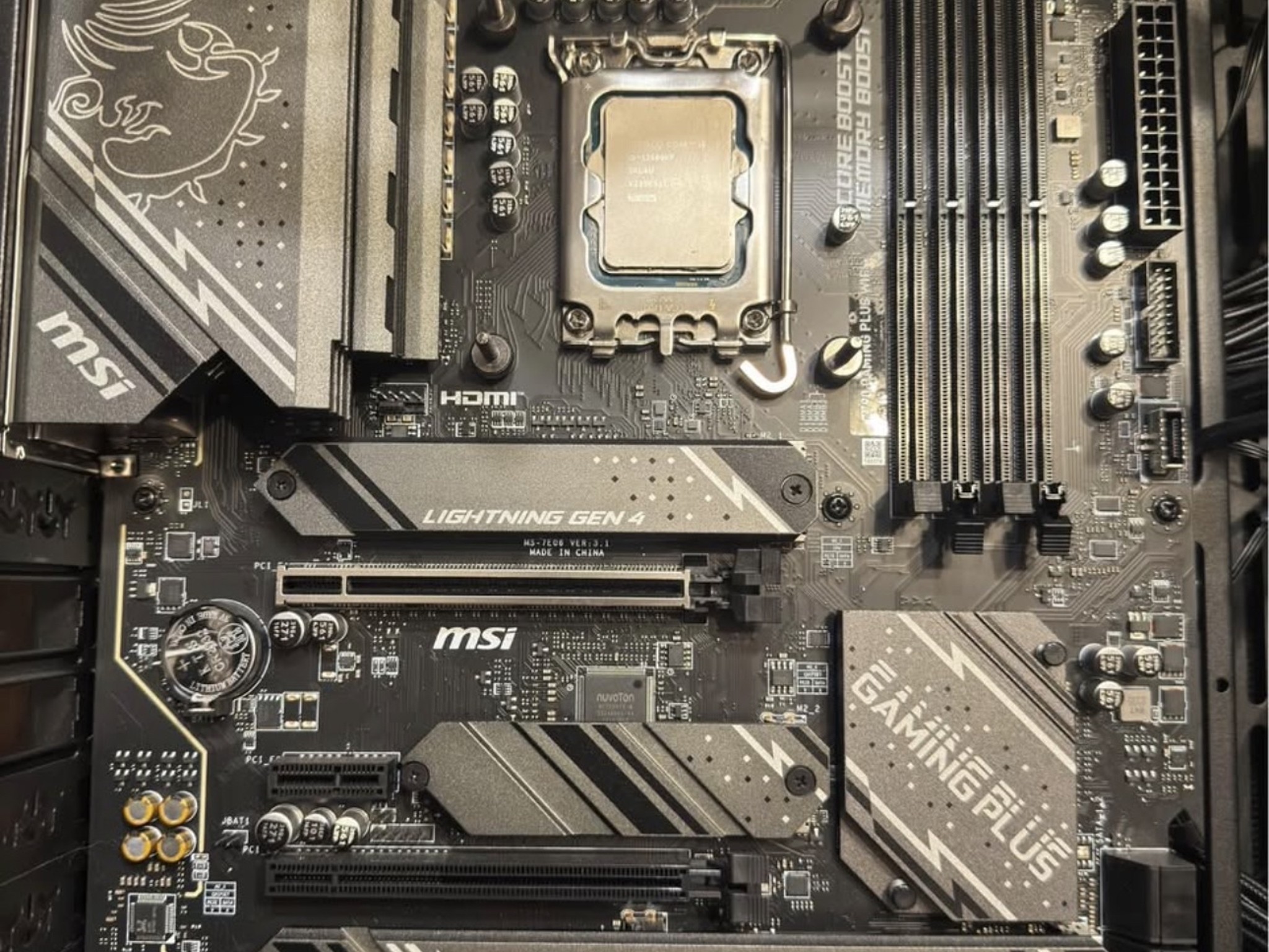 MSI 3060 12gb,  MSI z790 gaming plus WiFi & Intel I5 12600kf