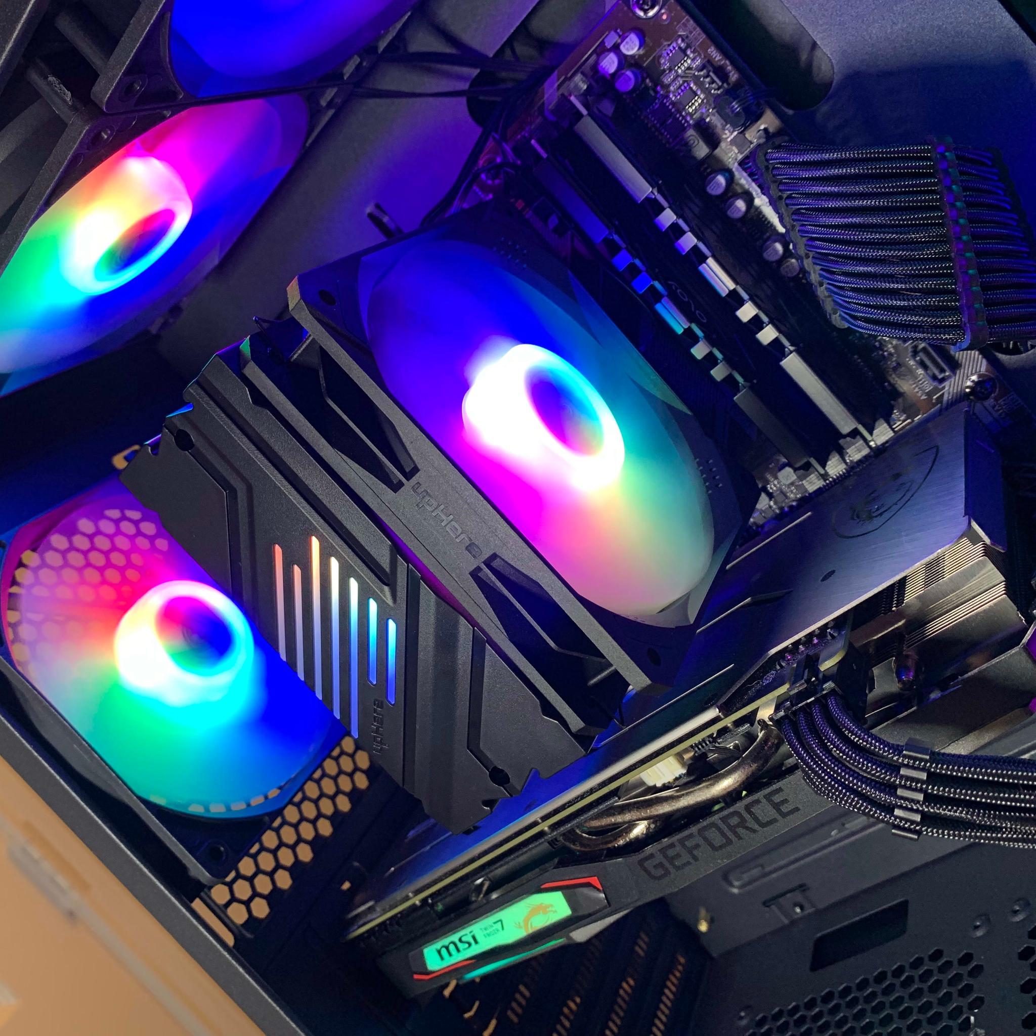 Mid Range Black Gaming PC (Ryzen 5 5600X + GTX 1660 Super)