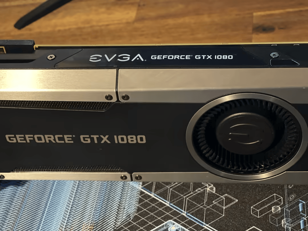 Used, EVGA GTX 1080 8GB GPU