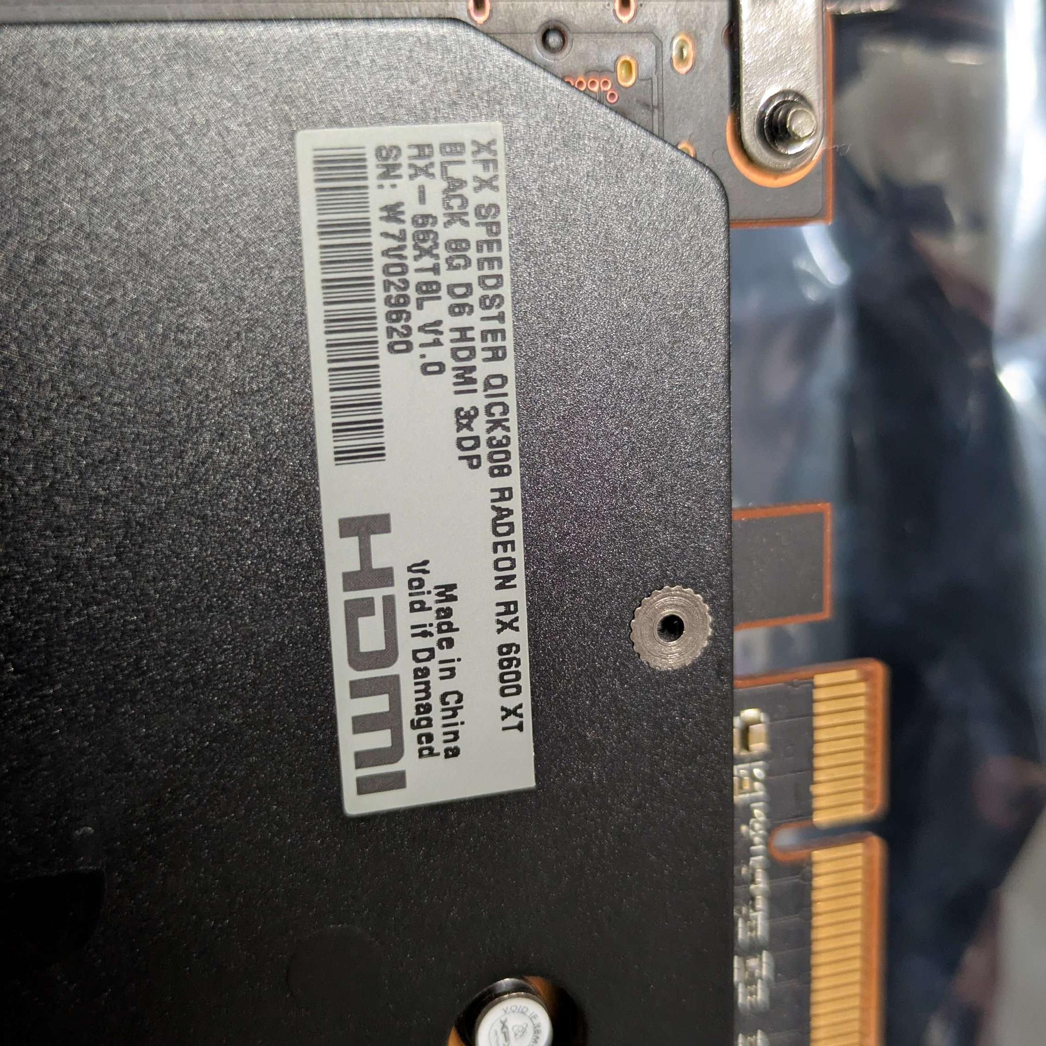 XFX Speedster QICK 308 RX 6600 XT