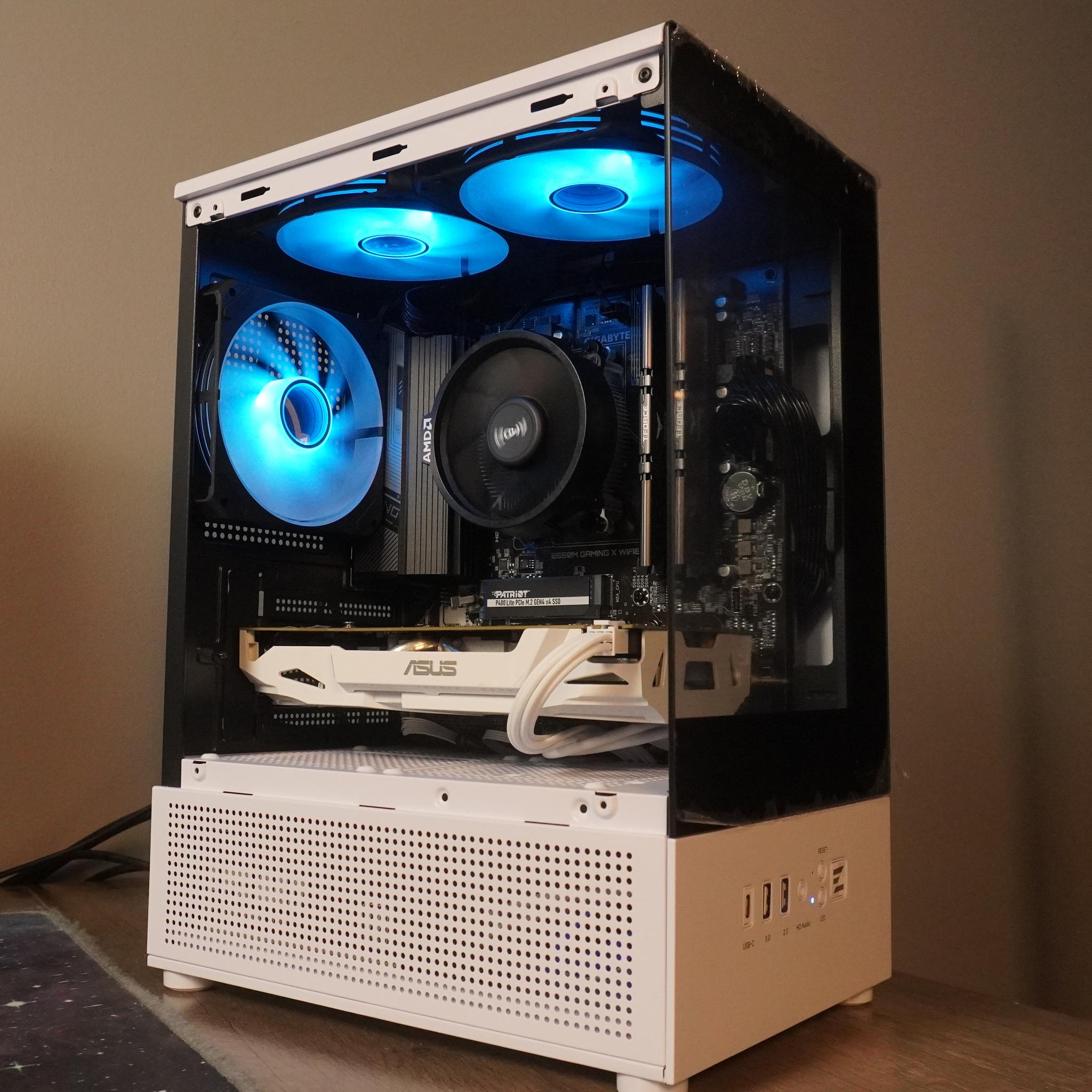 🤍 PANDA 🖤 1080p GAMING MACHINE 💚GTX 1060 6gb 🧡 Ryzen 5 5500 | 16GB | 500GB | WIFI