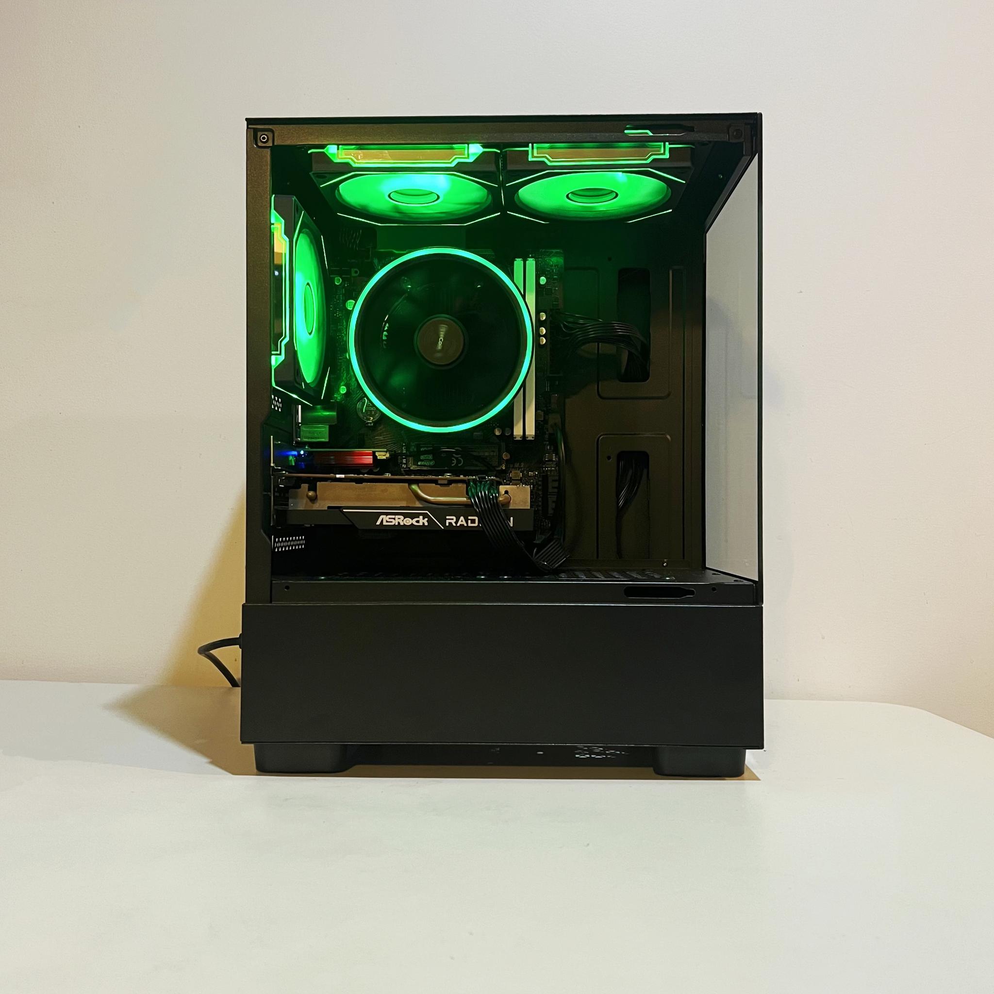 🔥SALE🔥 R5-4500|RX 6500XT|16GB RAM|WIFI|ARGB Fans|-DepxTech Pre-Built PC
