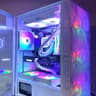 (Liquid Cooled) White⚪️Gaming PC| RTX 3060TI | Ryzen 5@4GHz| 16GB DDR4 RAM| 1TB NVMe SSD| Windows 11