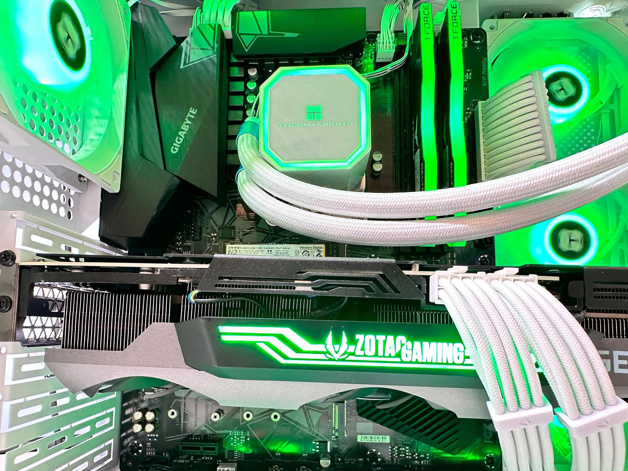 🌊Liquid Cooled Gaming PC🌊 Nvidia RTX 3080 10GB🚀Intel 12600k 10Cores🚀32GB DDR4🚀1TB NVME