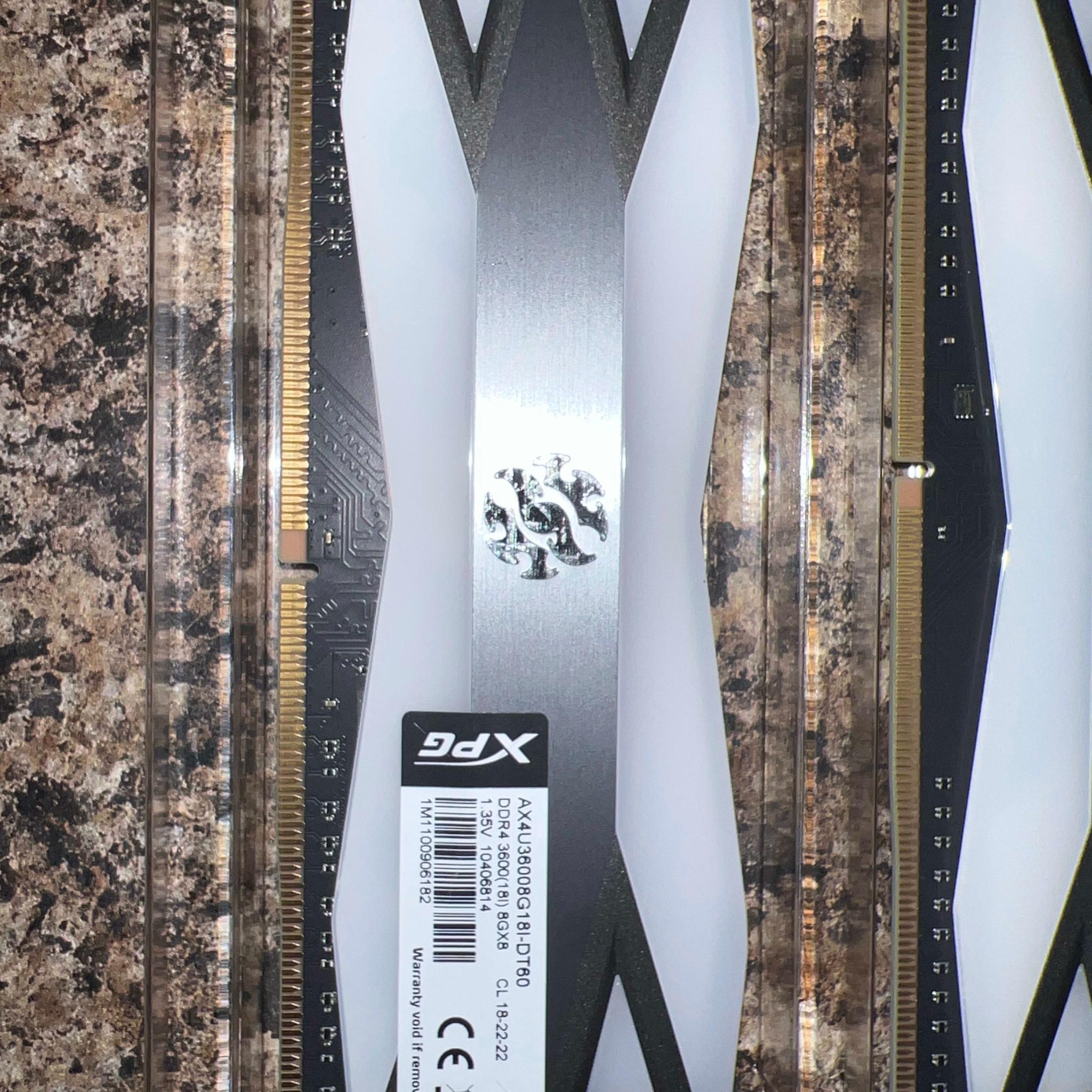 XPG RGB DDR4 3600mhz 16gb Kit