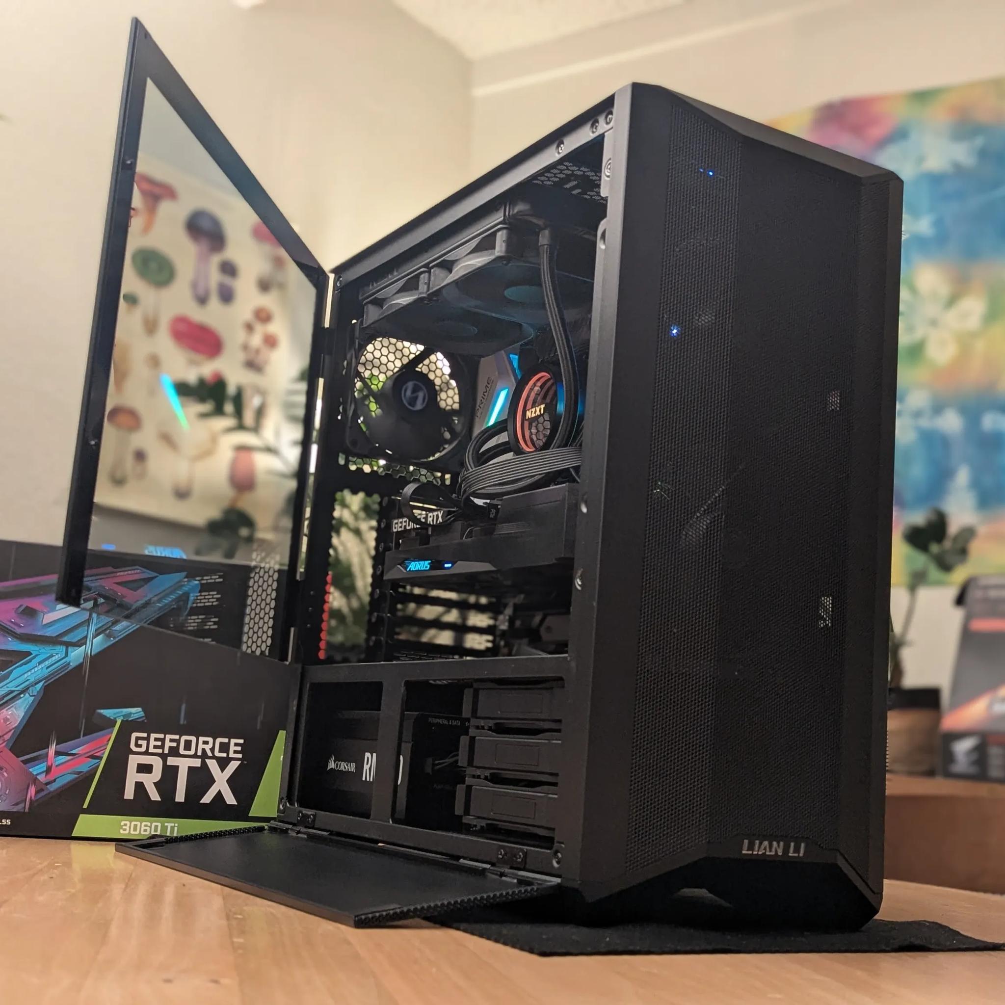 ⚡ Aether – Ryzen 9 3950X | AORUS 3060 Ti | 32GB 3600MHz RGB | 1TB NVMe | Liquid Cooled