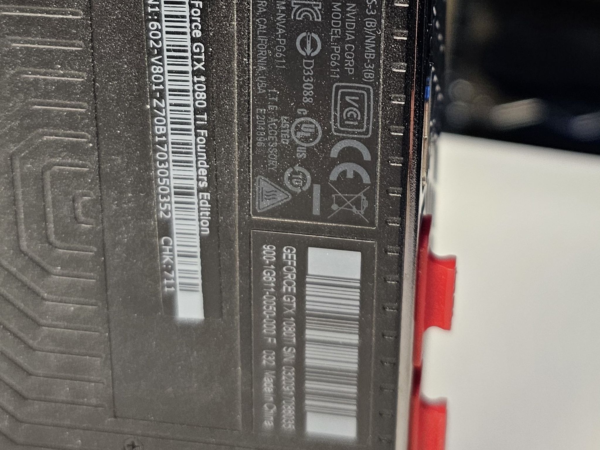 MSI 1080 TI Founders Edition