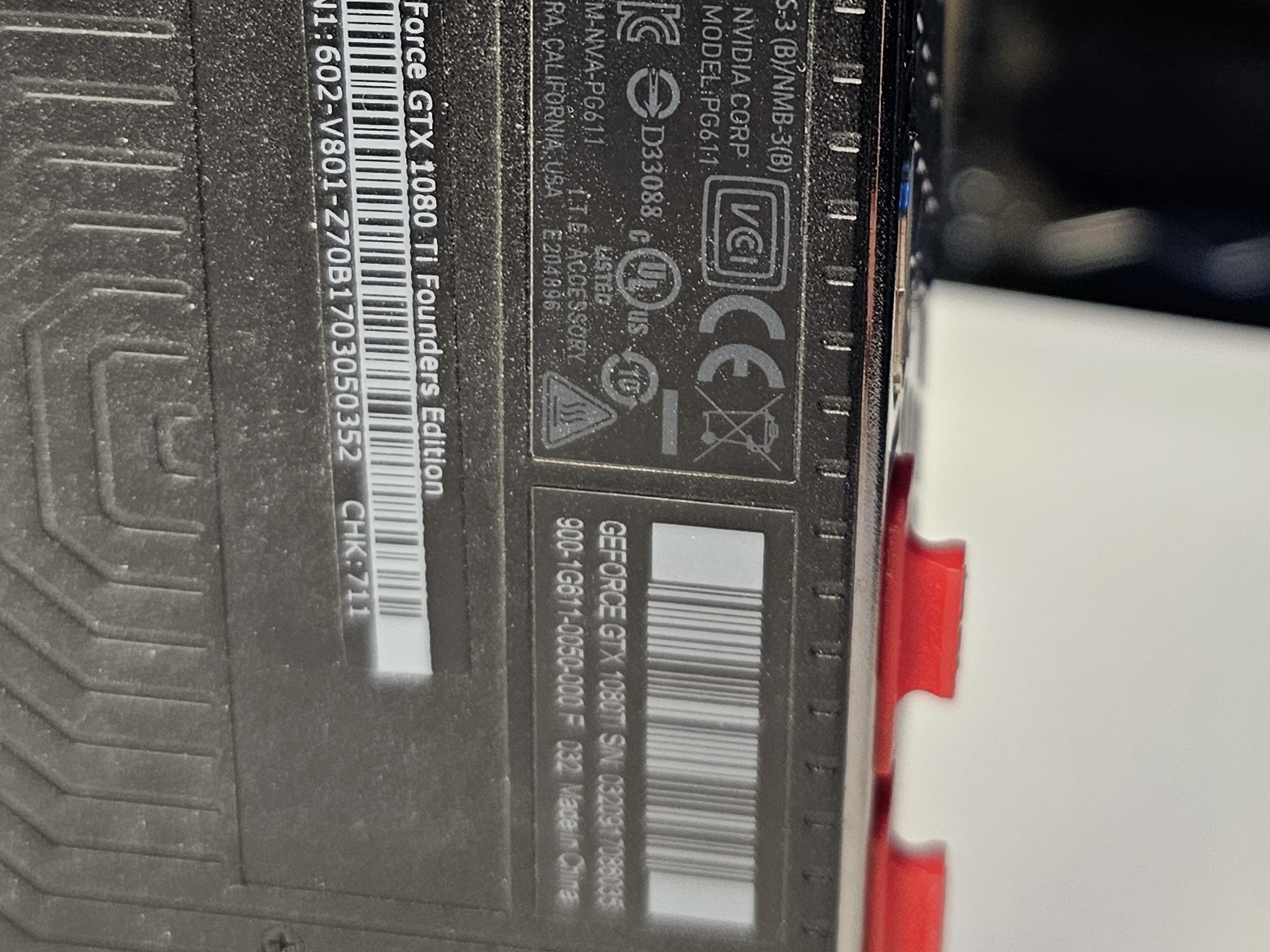 MSI 1080 TI Founders Edition