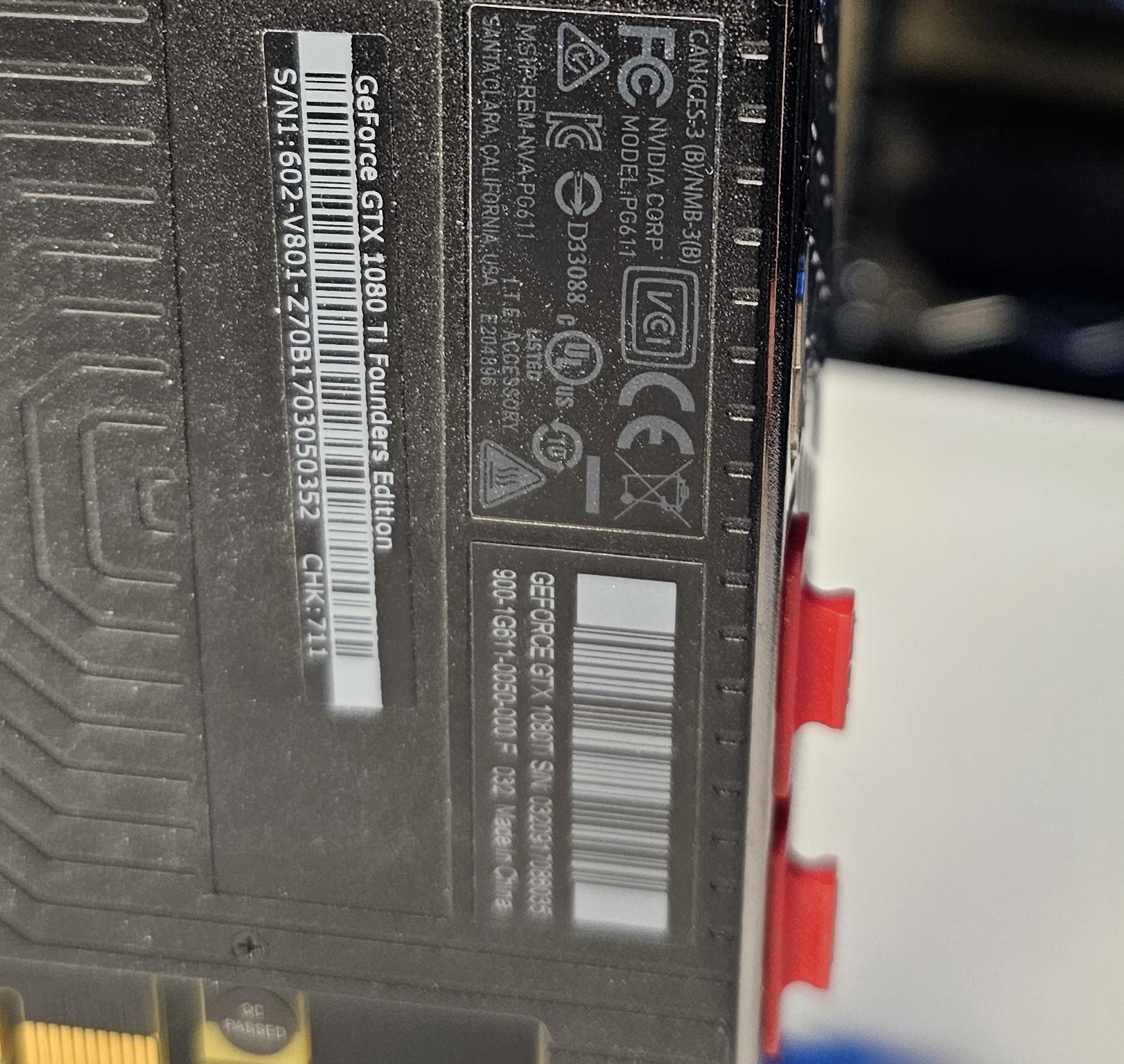 MSI 1080 TI Founders Edition